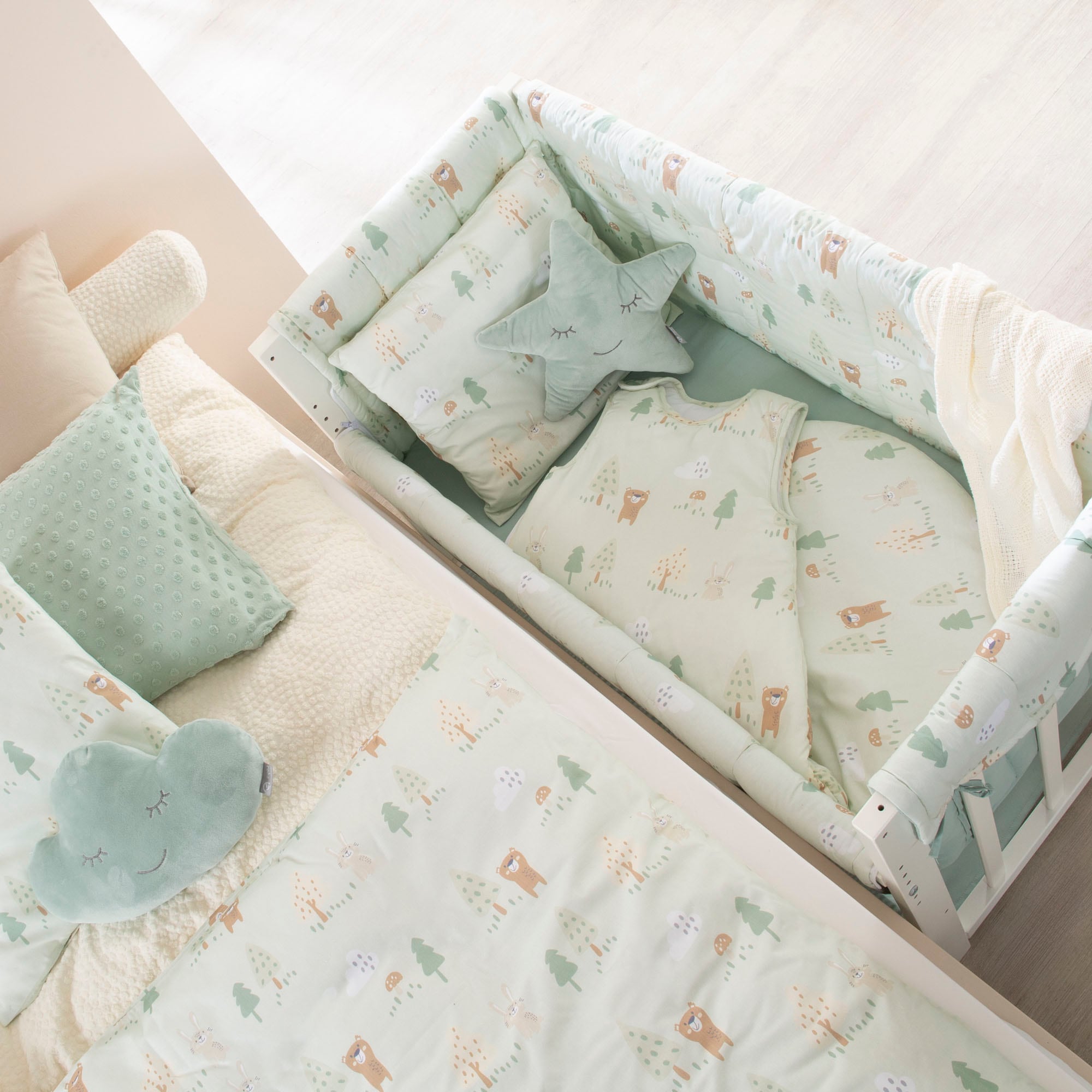 roba® Stubenbett »4in1, Woodland Buddies«