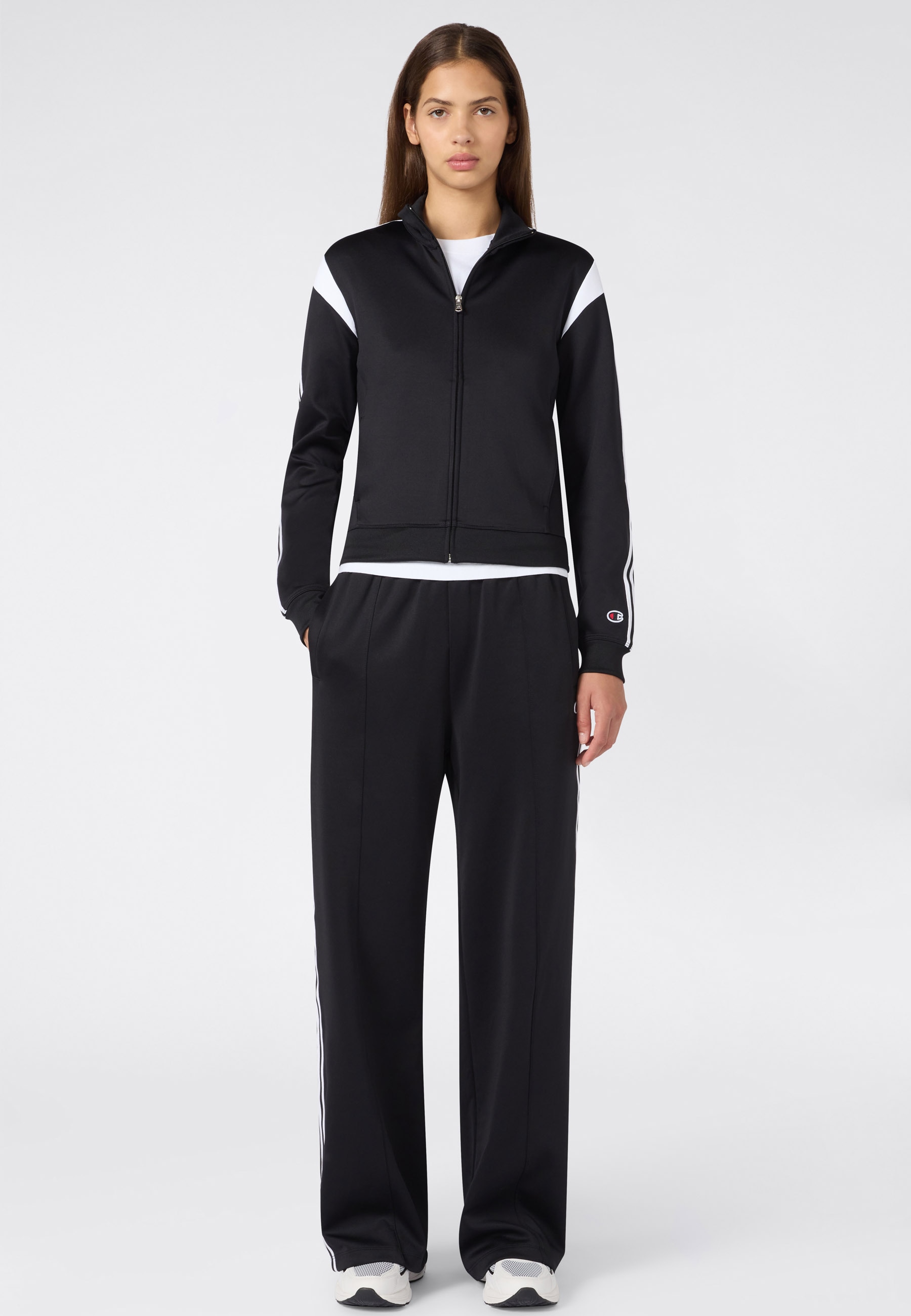Champion Kapuzensweatjacke »SPORTWEAR TRACK TOP Slim Fit« mit sportlicher Optik, Langarm-Ausführung, Slim Fit