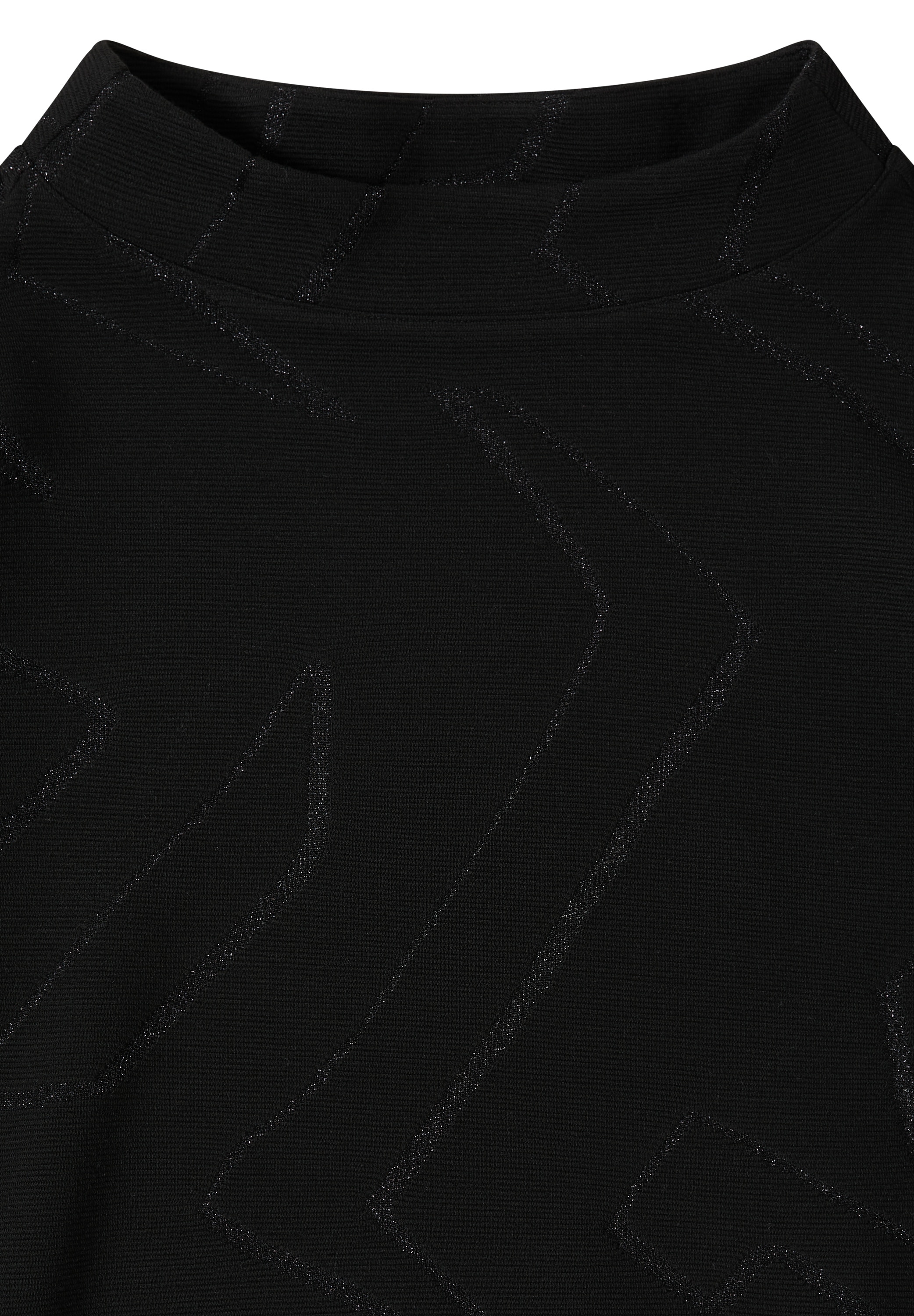 Cecil Stehkragenpullover im Glitzer-Look
