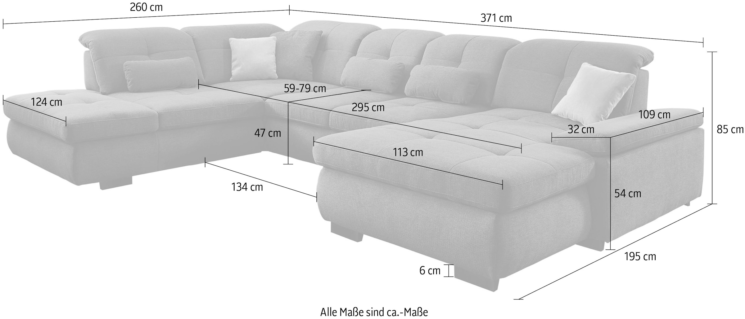 Die PlanBar Ecksofa »MP-IN16012 L-Form, mit Kaltschaum-Polsterung« inkl. Sitztiefenverstellung wahlweise mit weiteren Funktionen