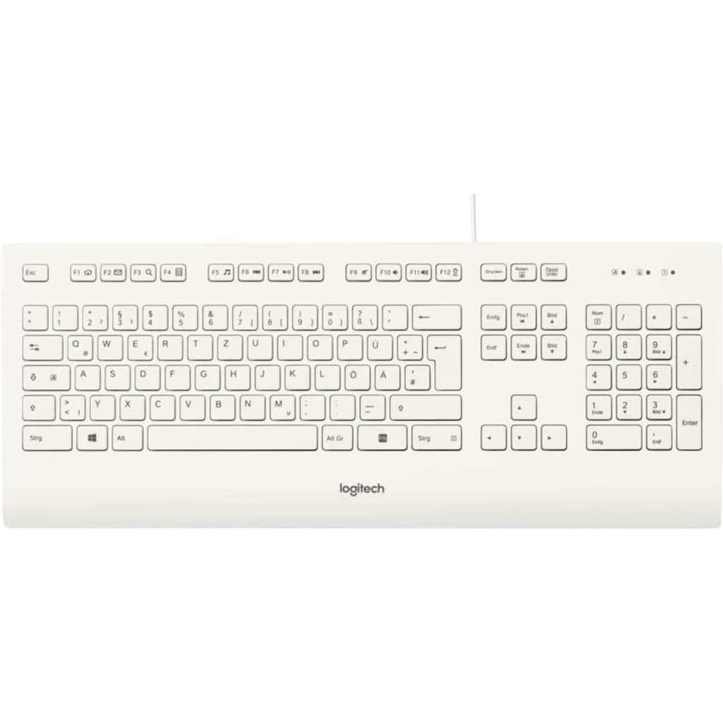Logitech Tastatur »Logitech K280e Pro Kabelgebundene Business Tastatur«, (Ziffernblock)