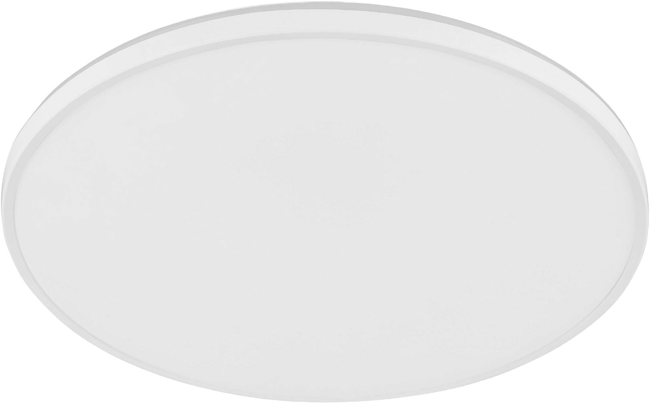 EGLO Aufbauleuchte »Crespillo Aufbaulampe, Deckenlampe aus Stahl und Kunststoff, Lampe« LED-Modul 1 Stk. Neutralweiß Aufbauleuchte, Deckenlampe in Weiß, LED Aufbaulampe, Ø 31,5 cm