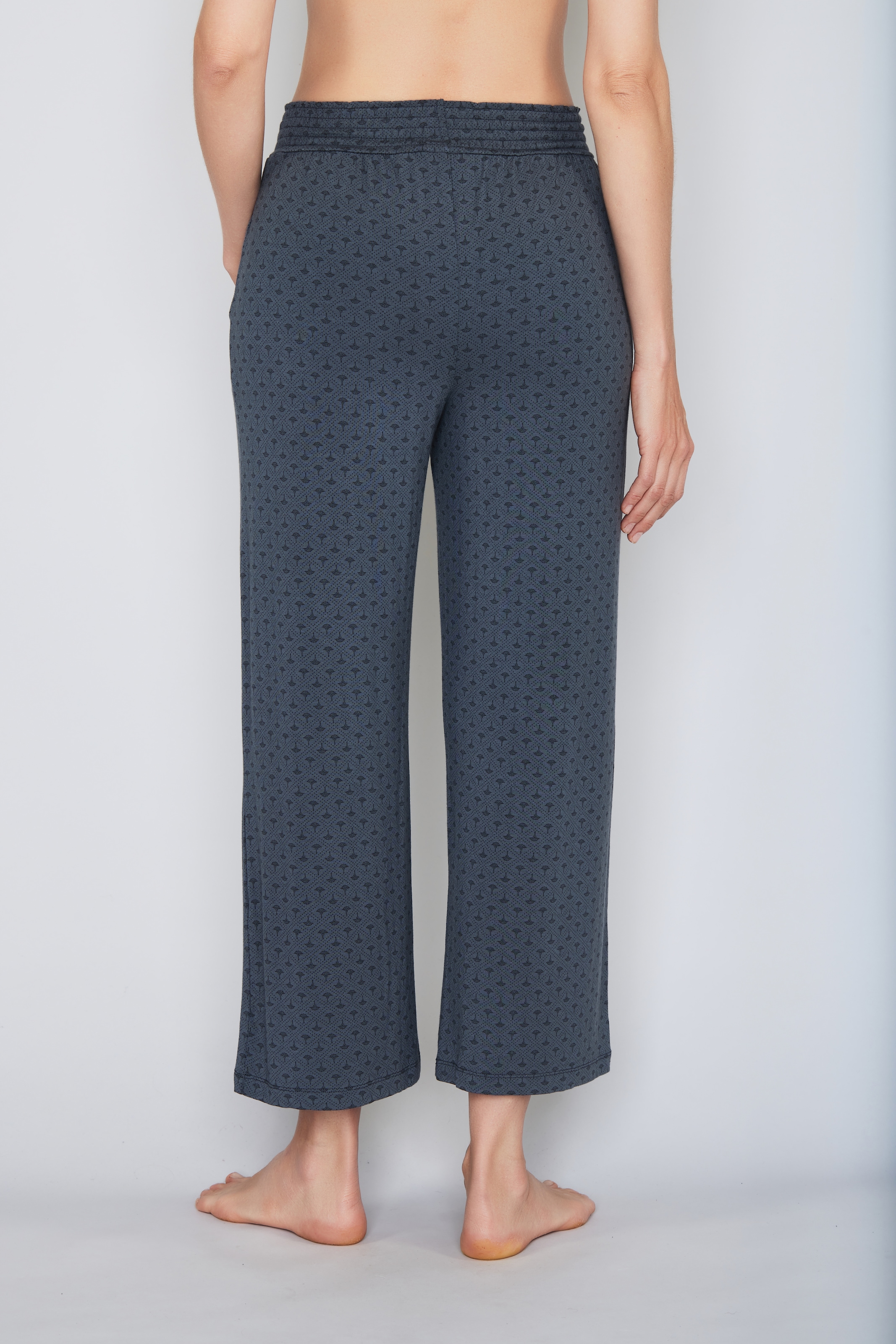 JOOP! 7/8-Hose »Luxe«  Cornflower-Design, Tunnelzugbund, Eingrifftaschen