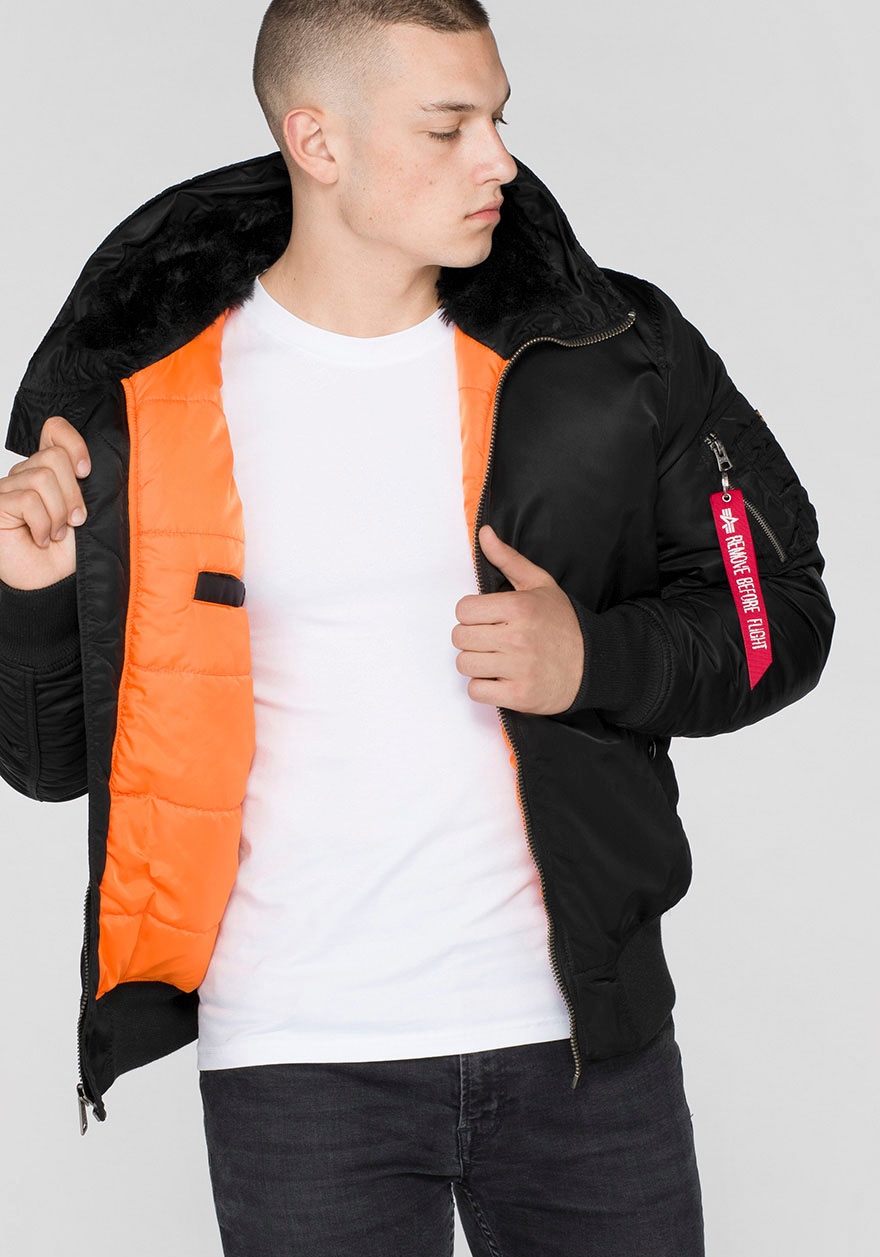 Alpha Industries Bomberjacke »MA-1 HOODED«, mit Kapuze