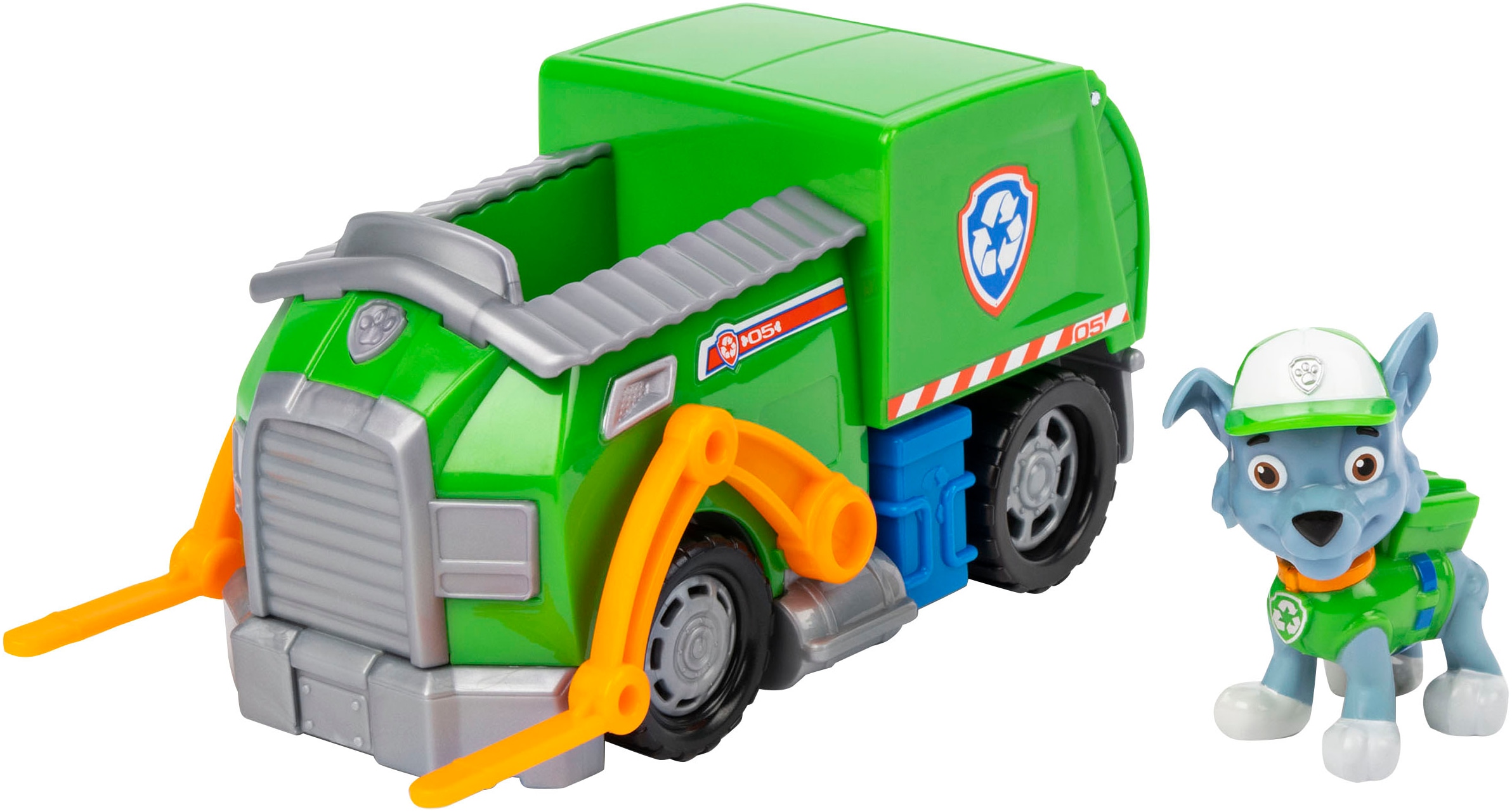 Spin Master Spielzeug-Auto »Paw Patrol - Sust. Basic Vehicle Rocky«, zum Teil aus recycelten Material