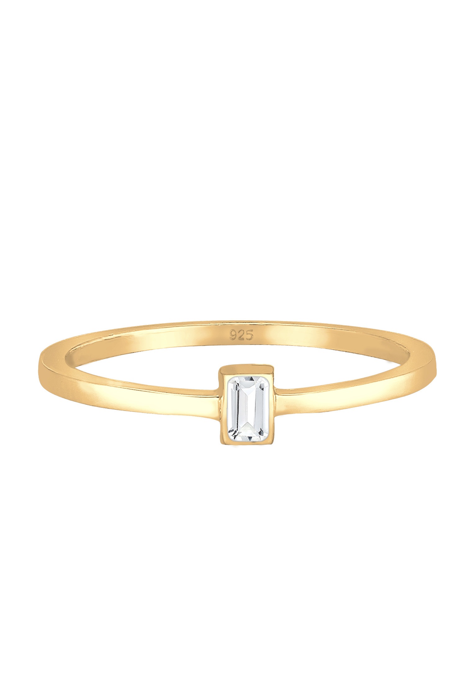 Elli Premium Verlobungsring »Ring Topas Weiß 925 Sterling Silber«