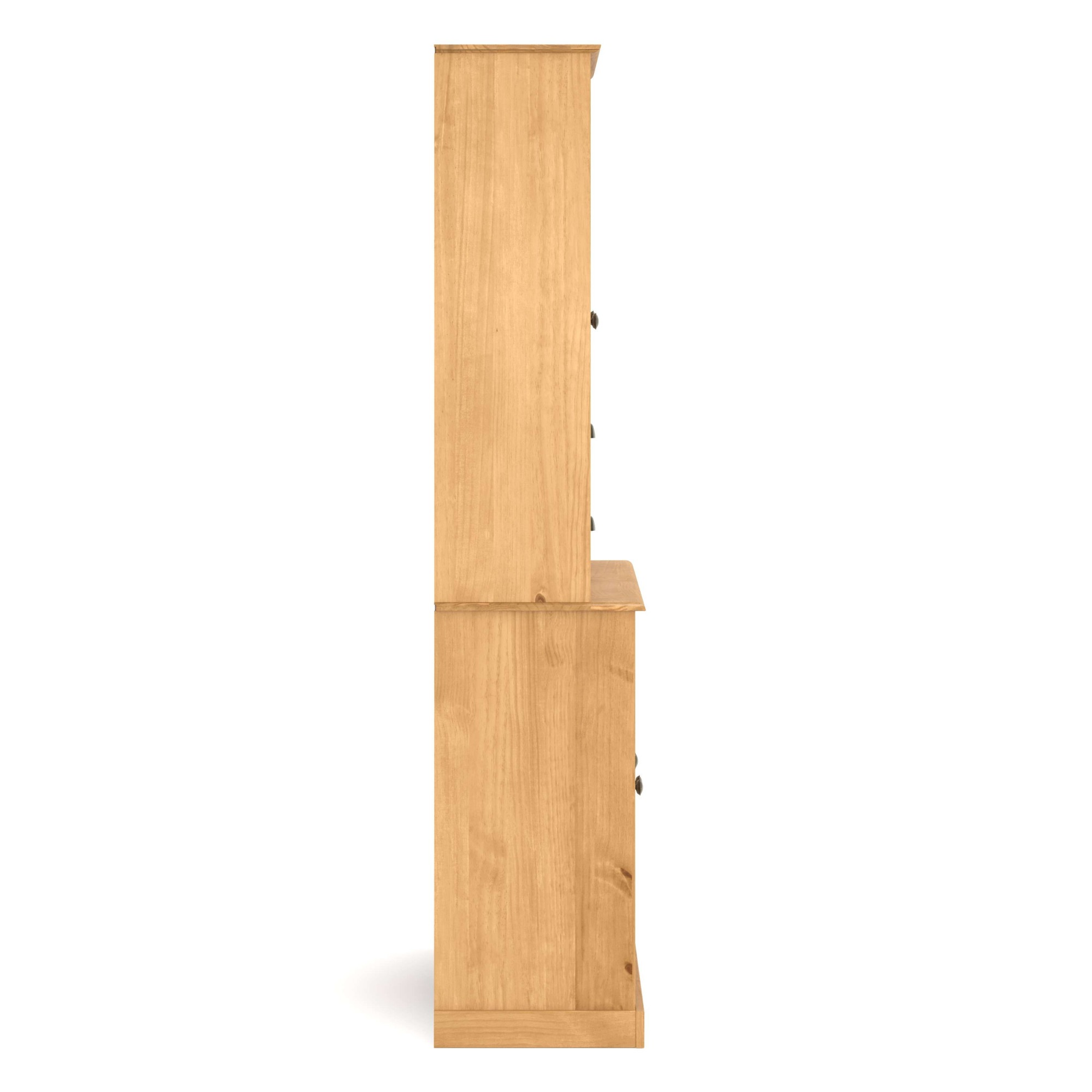 OTTO home Buffet »Turia« mit Glas- u. Lamellentüren, aus massivem Kiefernholz FSC®, Höhe 180 cm