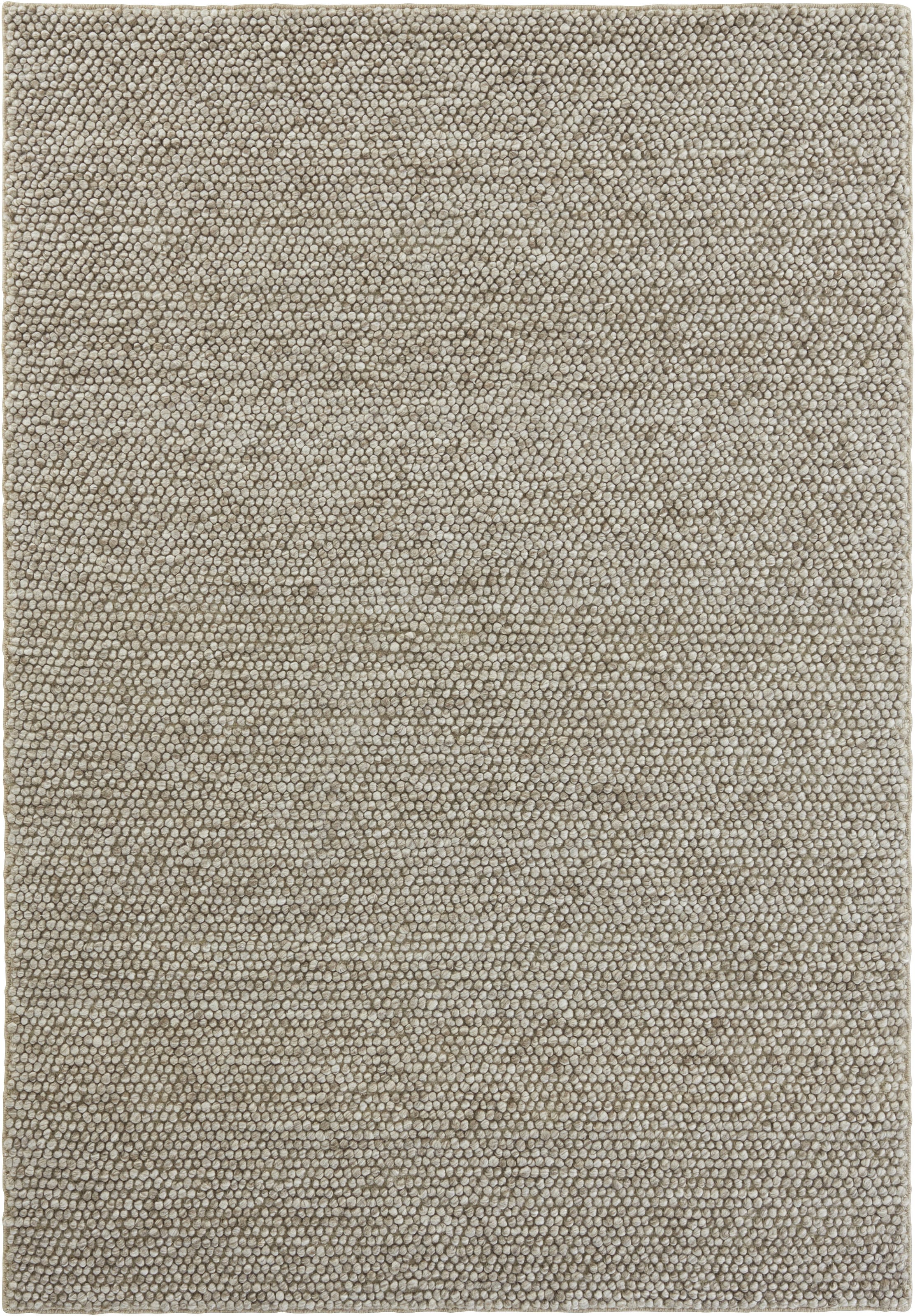 LeGer Home by Lena Gercke Wollteppich »Ainhoa, handgewebt, Wolle«, rechteckig, 12 mm Höhe, einfarbig, Wolle, Handweb Teppich, Wohnzimmer, Schlafzimmer, Esszimmer