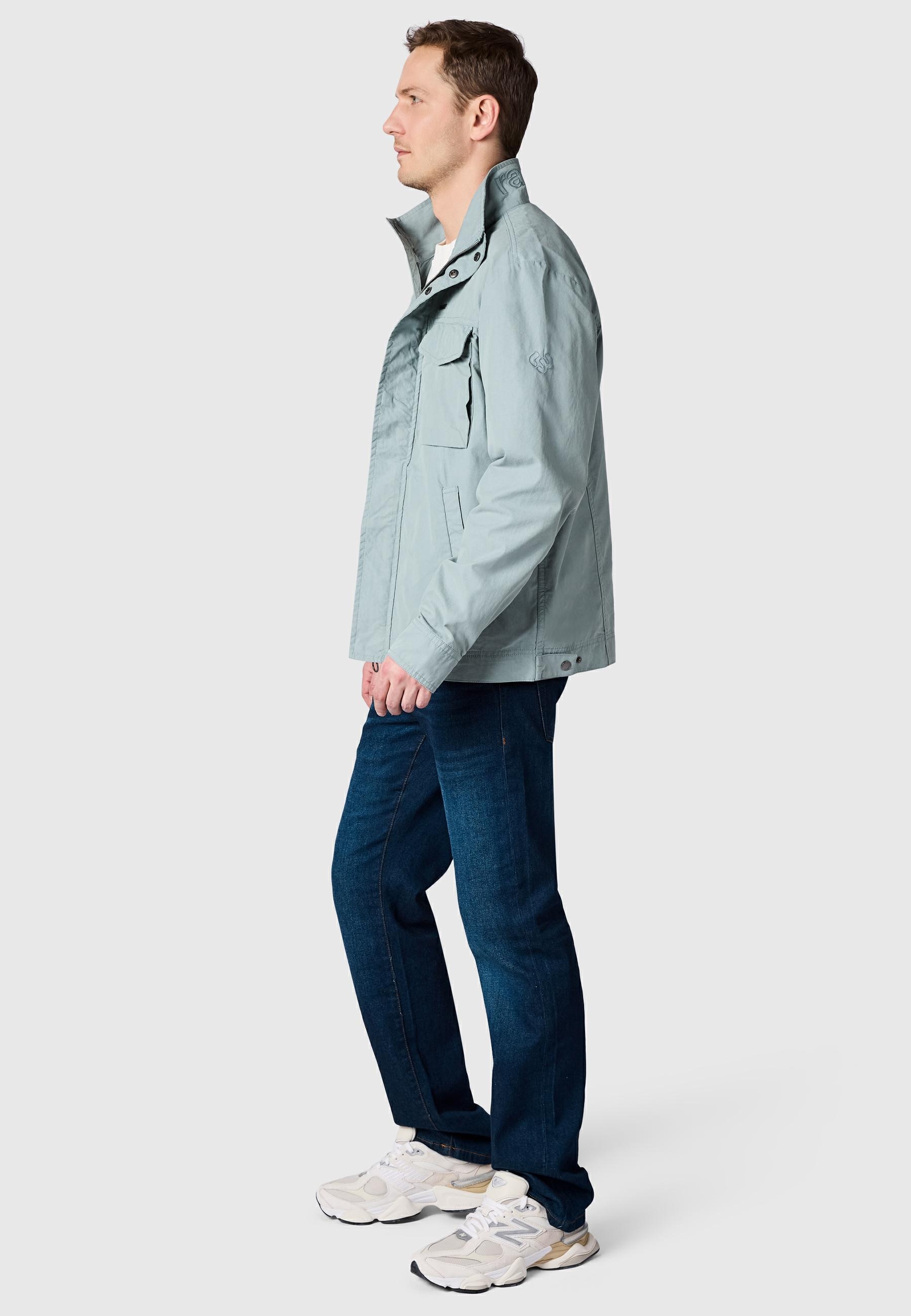 Ragwear Outdoorjacke »Anorak Murpho« ohne Kapuze Leichte Übergangsjacke mit Brusttaschen
