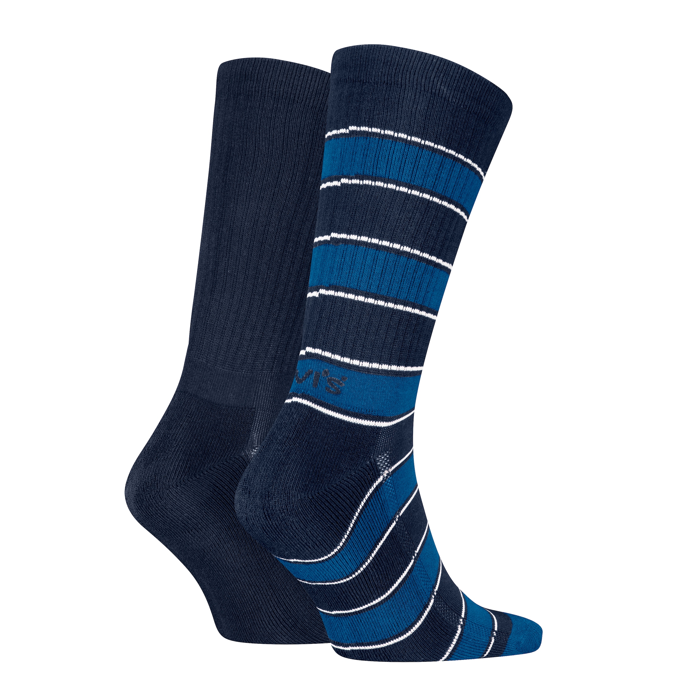 Levi's® Socken »LEVIS REG CUT RUGBY STRIPE 2P«, (2 Paar), mit angenehm weichem Tragegefühl