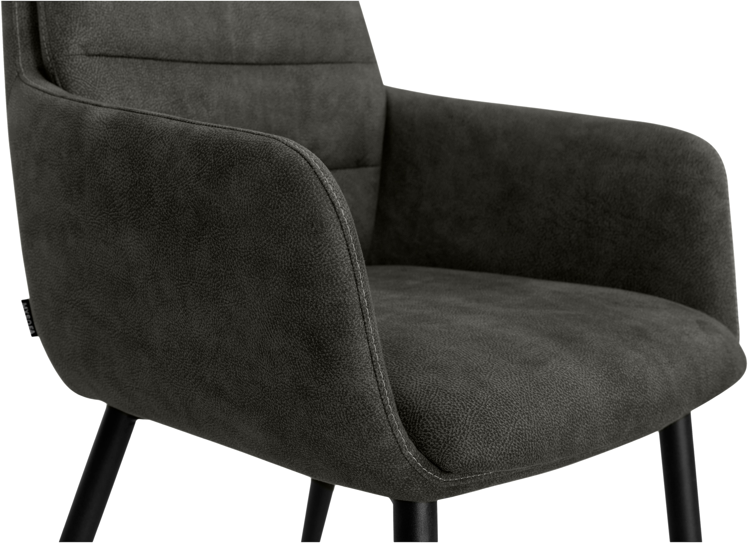 OMG Design Armlehnstuhl »Bailey« (Set) 1 Stk.Schalenstuhl, Esszimmerstuhl, pflegeleichter Bezug