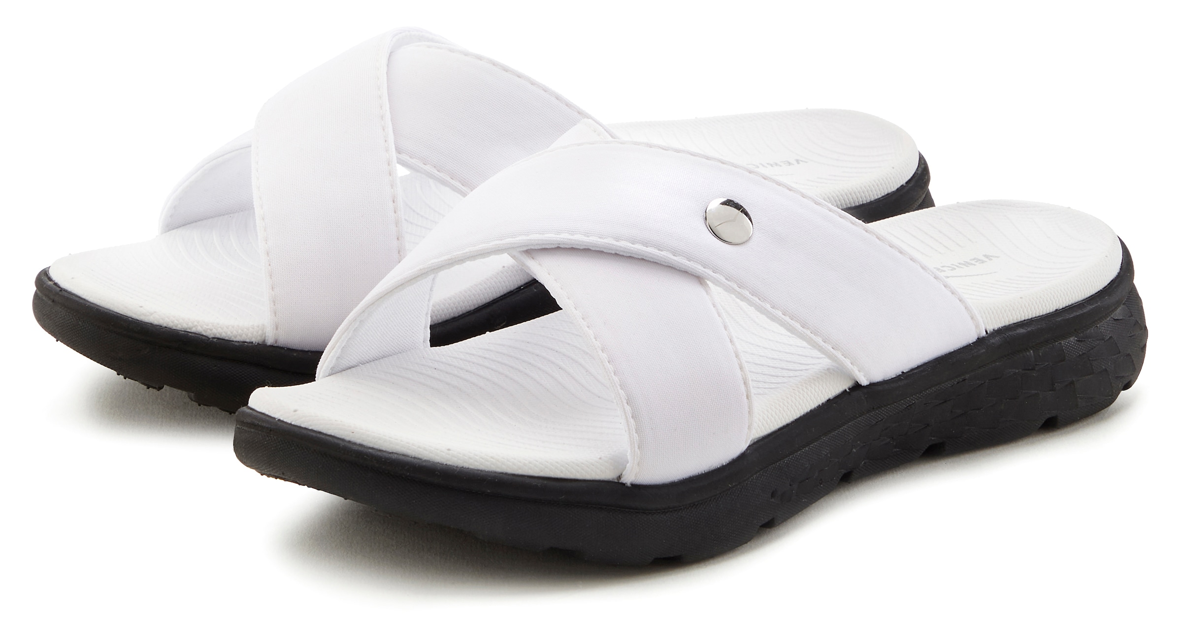 Venice Beach Badepantolette, Pantolette, Mule, Sandale, offener Schuh, Badeschuh VEGAN