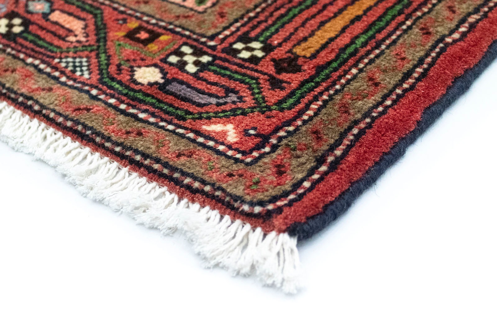 morgenland Wollteppich »Hamadan Teppich handgeknüpft braun«, rechteckig, handgeknüpft