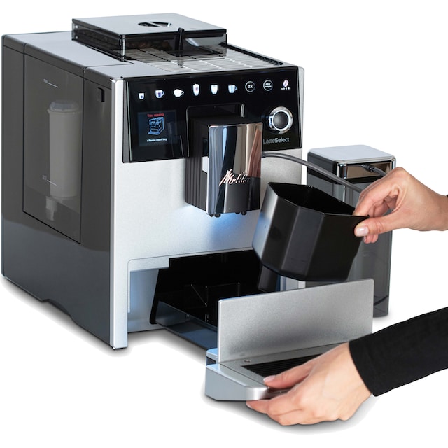 Melitta Kaffeevollautomat »CI Touch® Latte Select F 630-201«, 12  Kaffeekreationen & 6 Benutzerprofile, flüsterleises Mahlwerk mit 3 Jahren  XXL Garantie