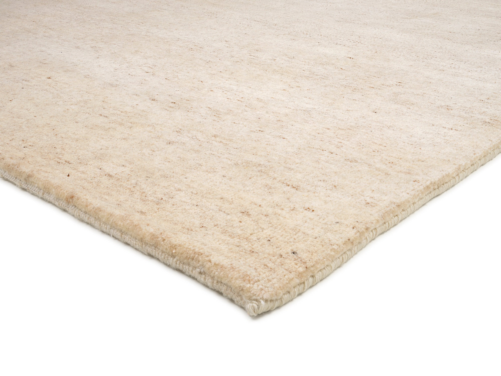 OCI DIE TEPPICHMARKE Teppich »ESEMPIO UNI MELANGE«, rechteckig, 18 mm Höhe, reine Wolle, handgeknüpft, hochwertig verarbeitet, natürlich warm