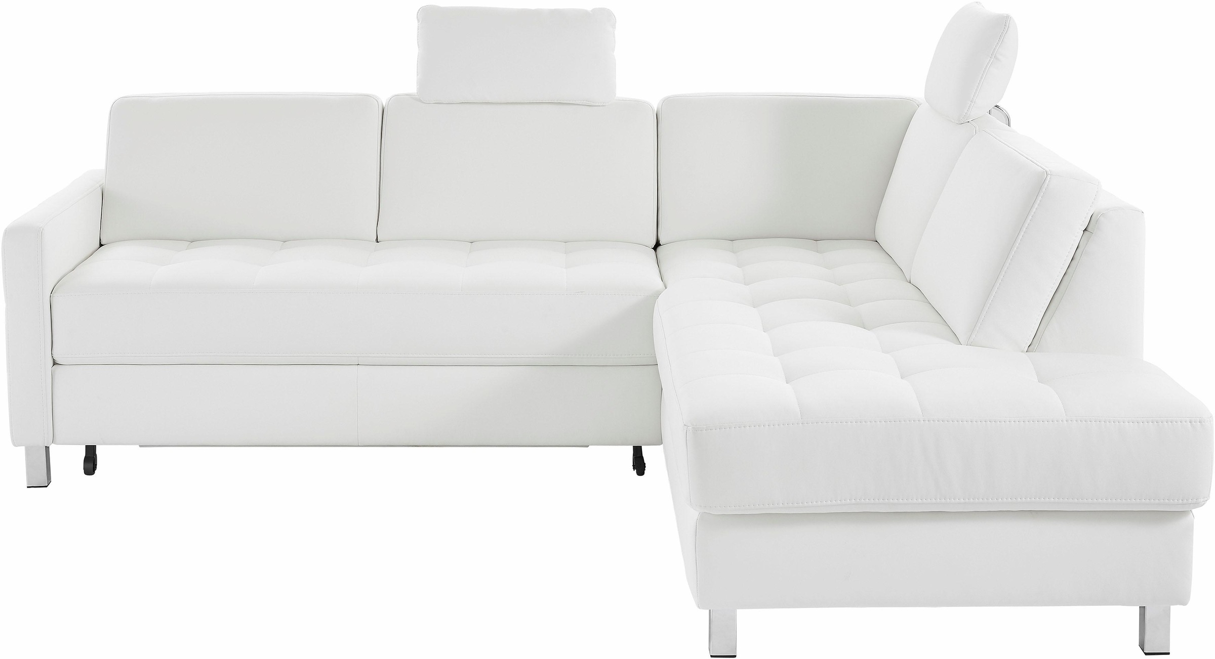 sit&more Ecksofa »Pablo L-Form«, wahlweise mit Bettfunktion