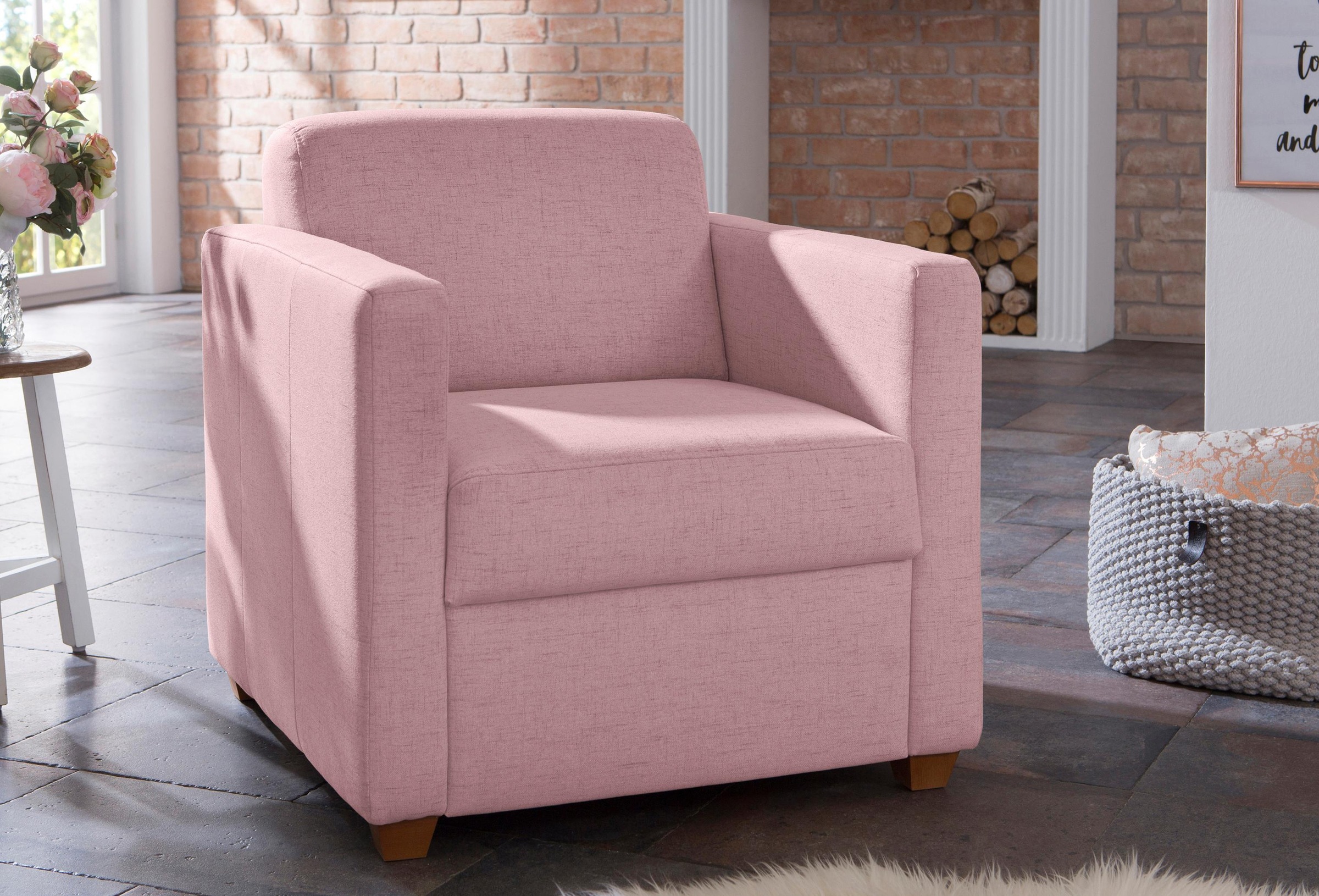 Home affaire Sessel »Belfort« mit Federkern