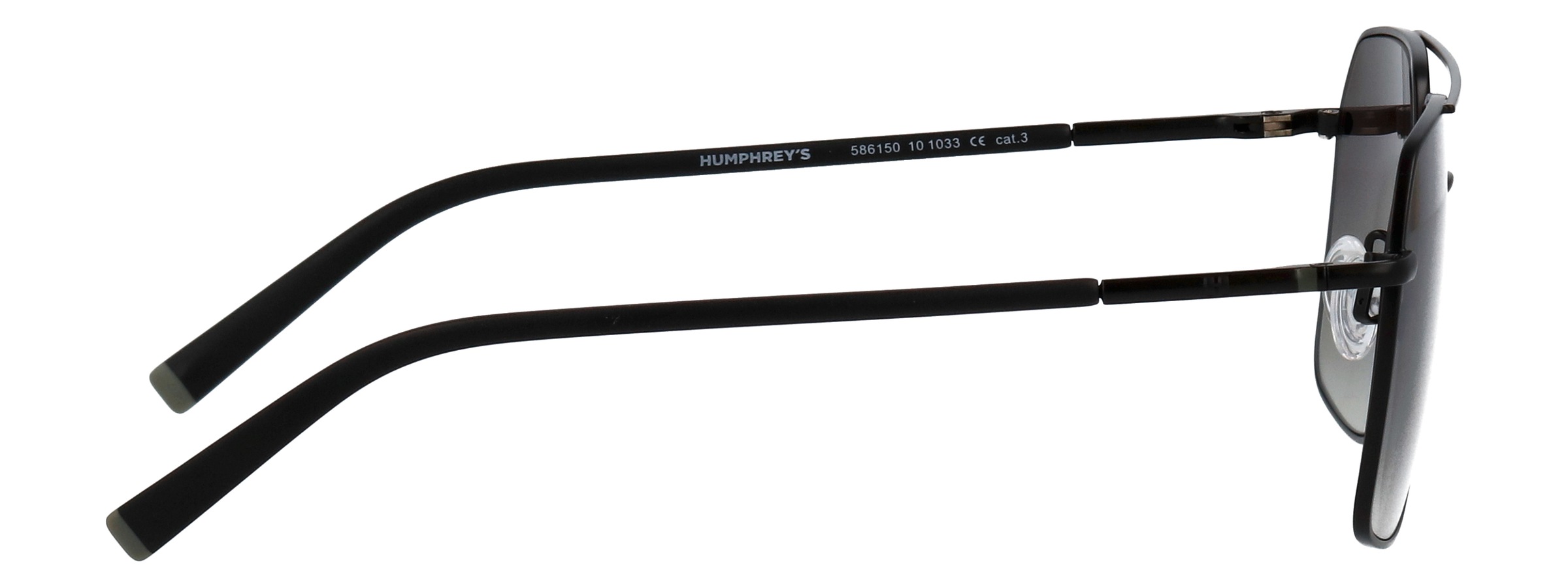 HUMPHREY´S eyewear Sonnenbrille »Modell 586150« Form Panto, Logoschriftzug auf Bügel, Metallfassung