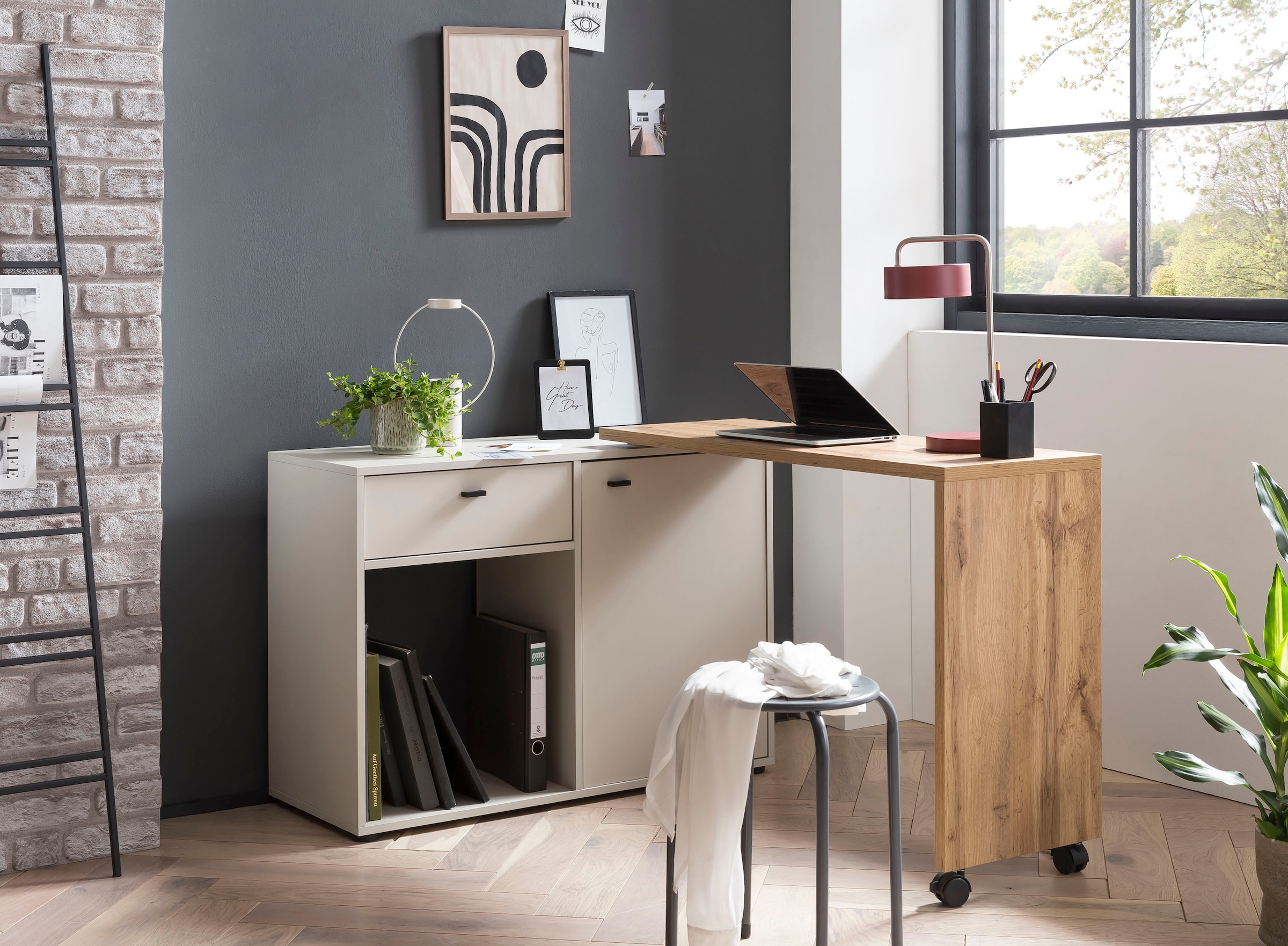 bei im praktisch mit Home Sideboard »Tiny Schildmeyer UNIVERSAL Arbeitsplatte flexibler Schreibtisch Office, Working«, online
