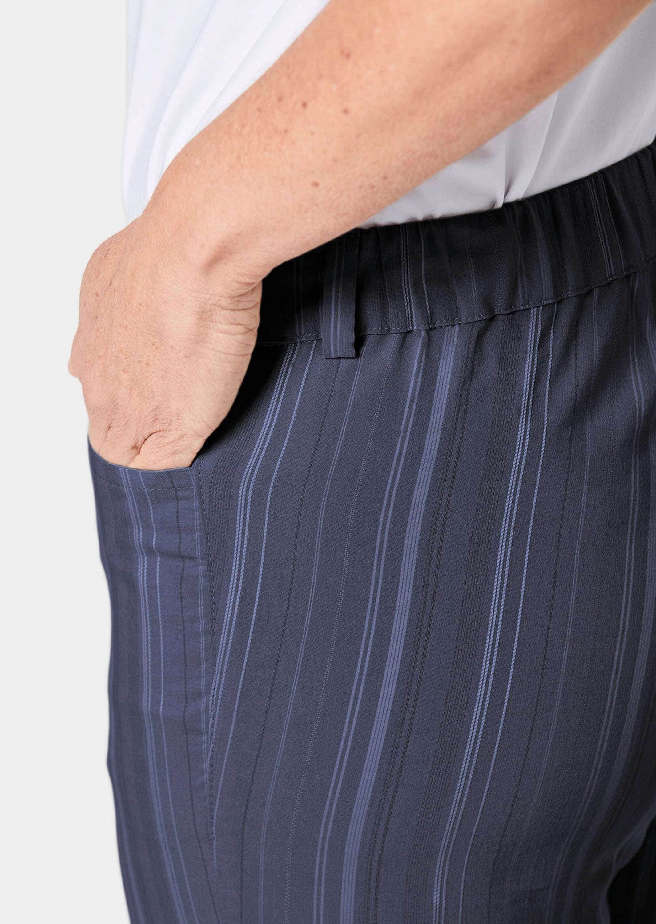 GOLDNER Stoffhose »Struktur-Hose Sportliche Strukturhose in elastischer Ware«