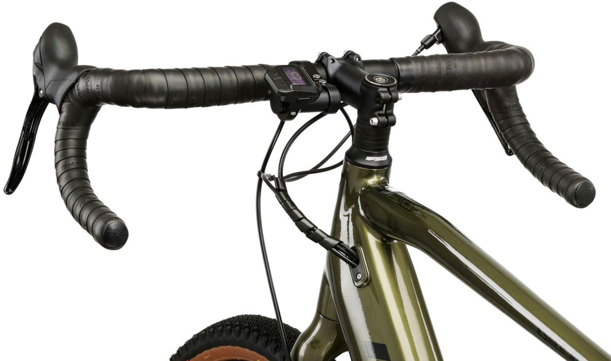 Kross E-Bike »E-Gravel Bike Esker Hybrid 2.0 28" khaki«, 11 Gang, microSHIFT, Advent X M6205, Heckmotor 250 W, Pedelec, Elektrofahrrad für Herren