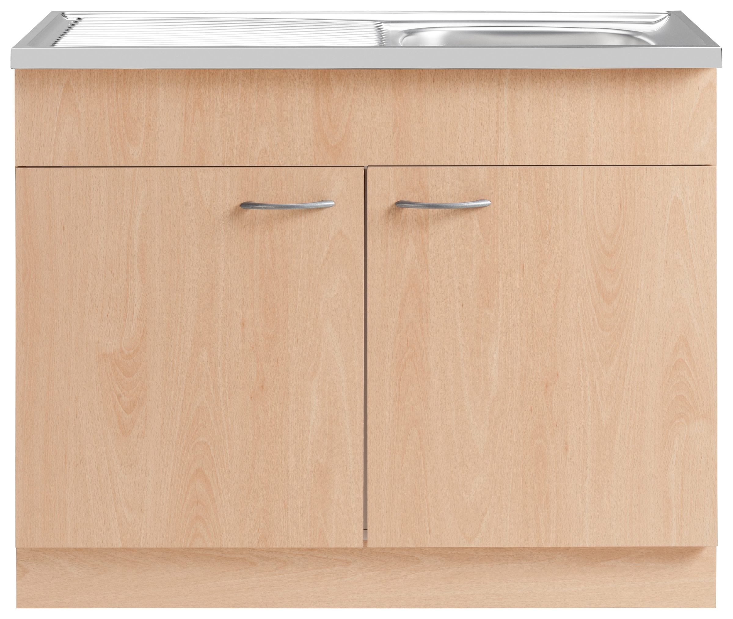 Küchen Auflagespüle »Kiel«, mit kaufen bequem 100 cm wiho Spülenschrank breit