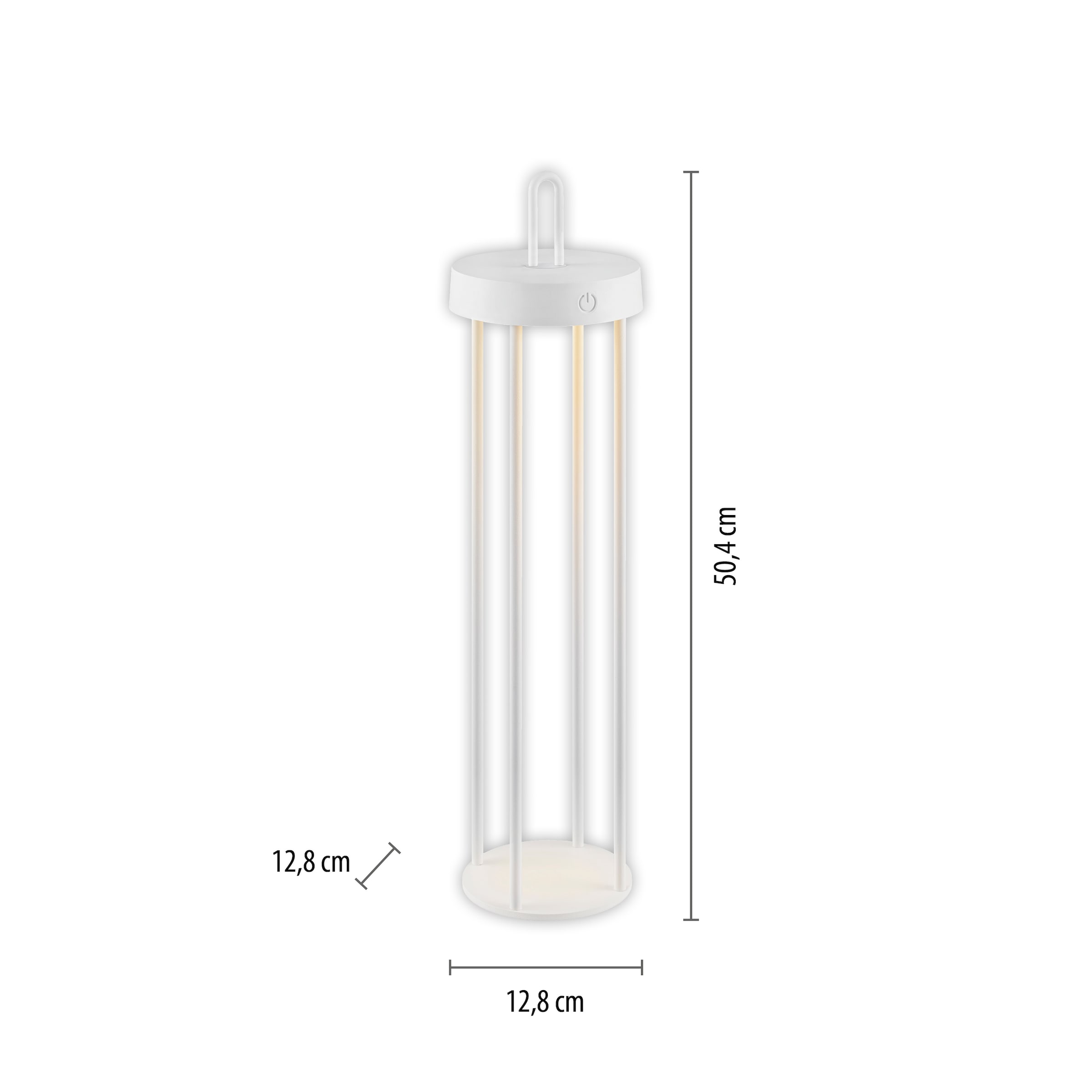 JUST LIGHT Stehlampe »ANSELM«, 1 flammig, Leuchtmittel LED-Modul | LED fest integriert, Akkuleuchte