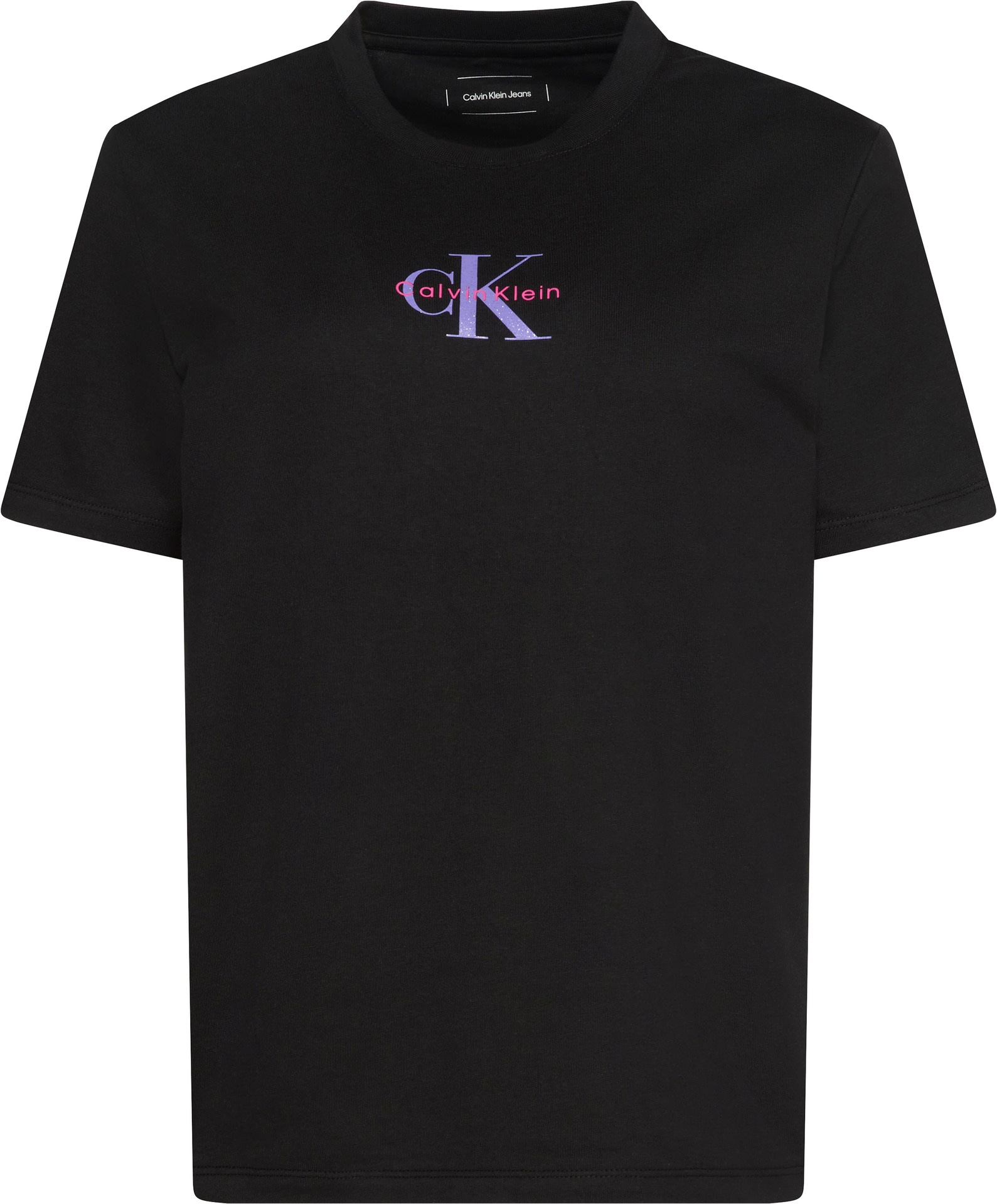 Calvin Klein Jeans Kurzarmshirt »SS 20s CLASSIC LOGO TEE« Mit Glitzer-Logo