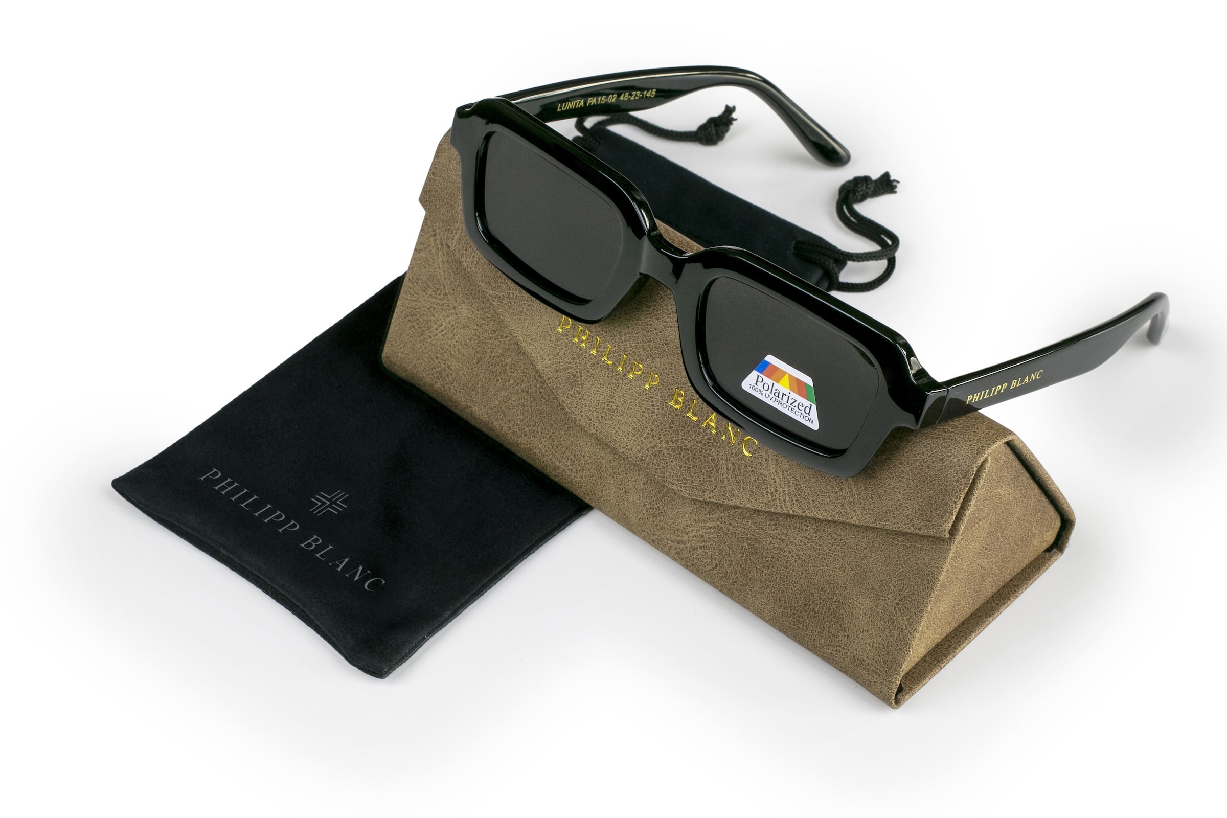 PHILIPP BLANC Sonnenbrille »PA15-02« Glas 0,74 mm, polarisierte Gläser, UV400, CAT3.0
