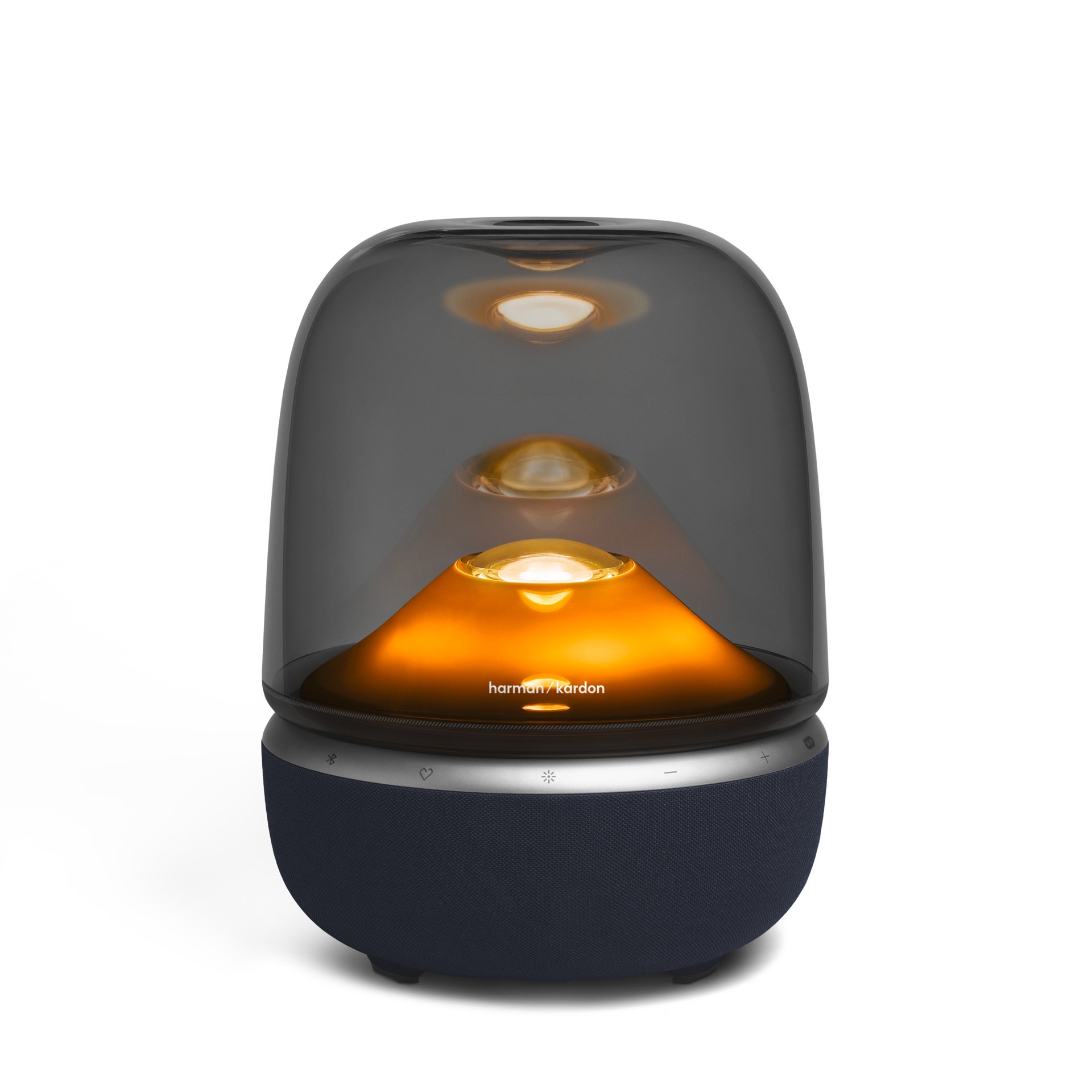 Harman/Kardon Wireless Lautsprecher »Aura Studio 5 Wi-Fi Edition« (Bluetooth | WLAN Beleuchtungseffekte 50 W) WLAN Lautsprecher für zu Hause mit faszinierender Beleuchtung