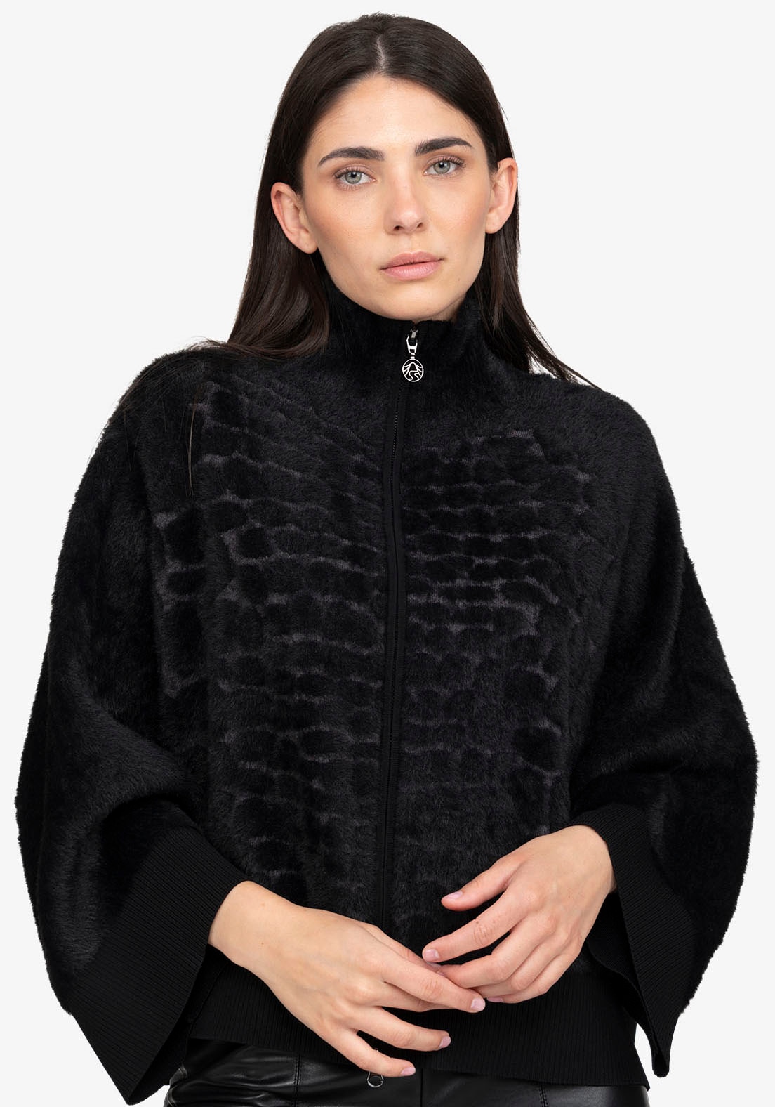 Sportalm Kitzbühel Strickjacke, aus Plüschmaterial
