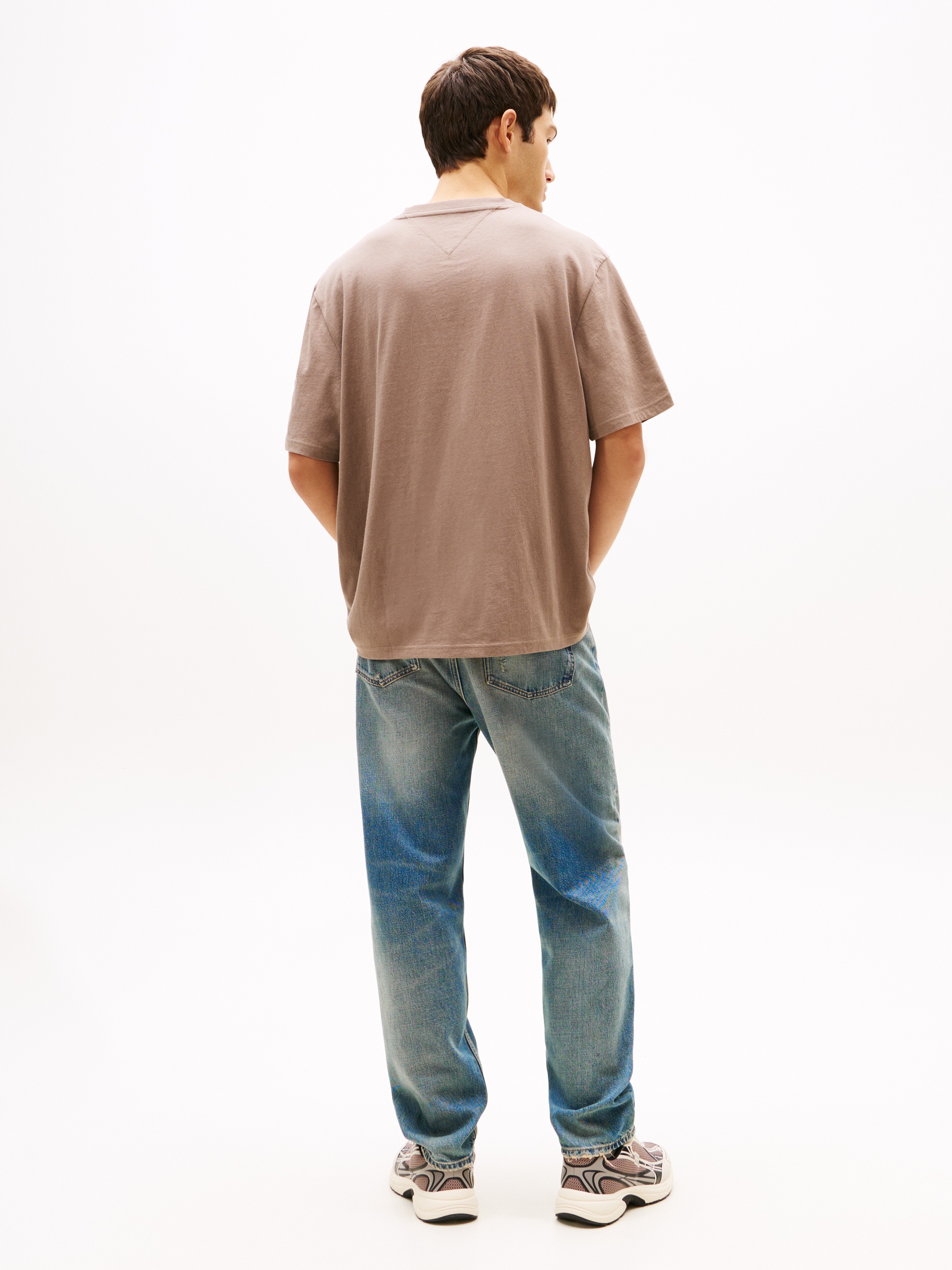 Tommy Jeans T-Shirt »TJM 90S BLOCK« Relaxed fit mit Rundhalsausschnitt