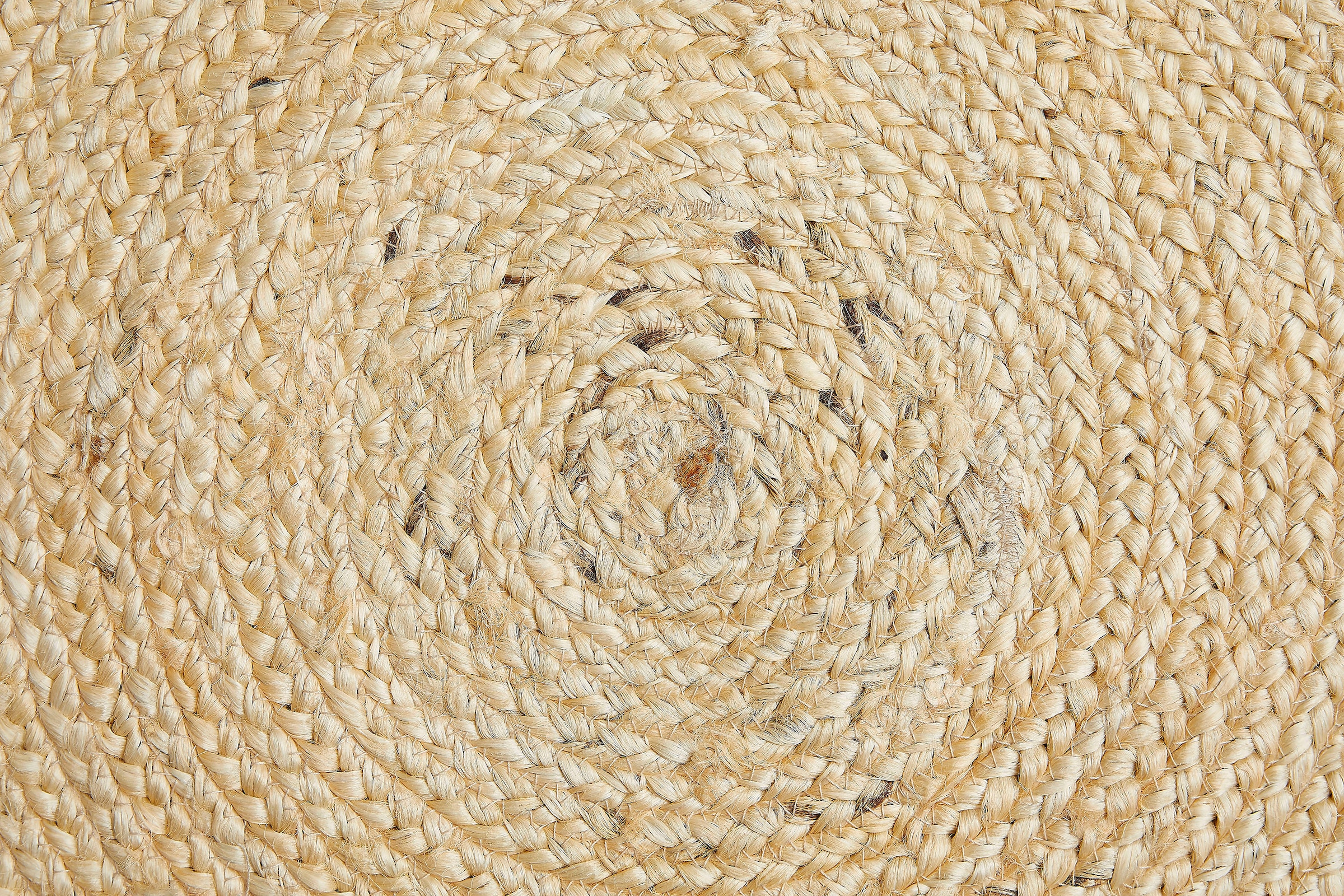 my home Teppich »Ibiza«, rund, 7 mm Höhe, Jute-Teppich, Wendeteppich, handgewebt, Naturfaser, Boho-Stil