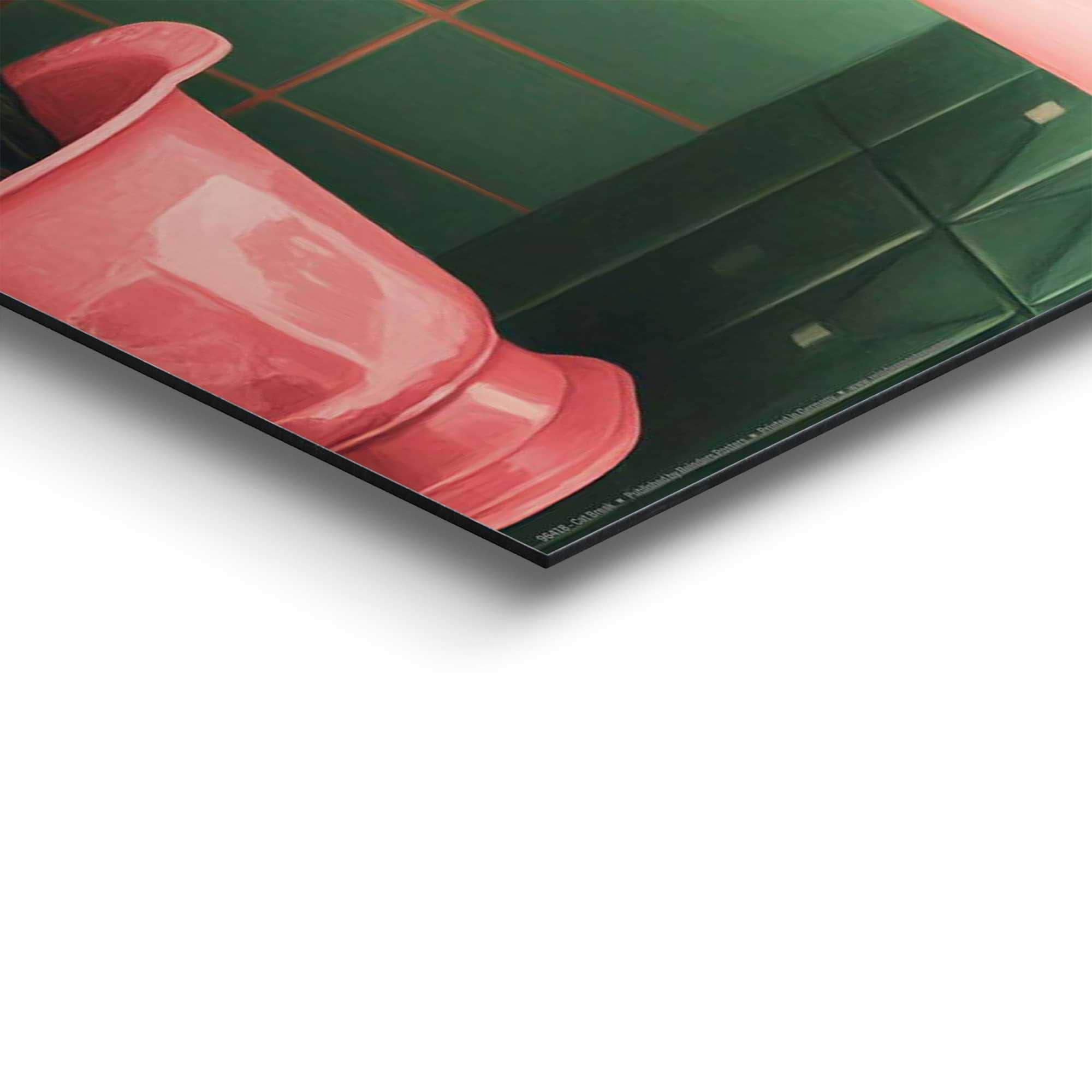 Reinders! Deco-Panel »Katze hat Pause« Toilette - Rosa - MDF - Tiere - 40x50 cm