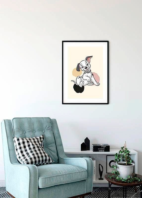 Komar Bild »101 Dalmatiner Dots«, Disney, (1 St.), Wandbild zur Dekoration im Kinderzimmer - ohne Rahmen