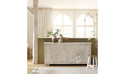 Home affaire Sideboard »Fenris«, aus massiven Mangoholz, mit dekorativen... kaufen