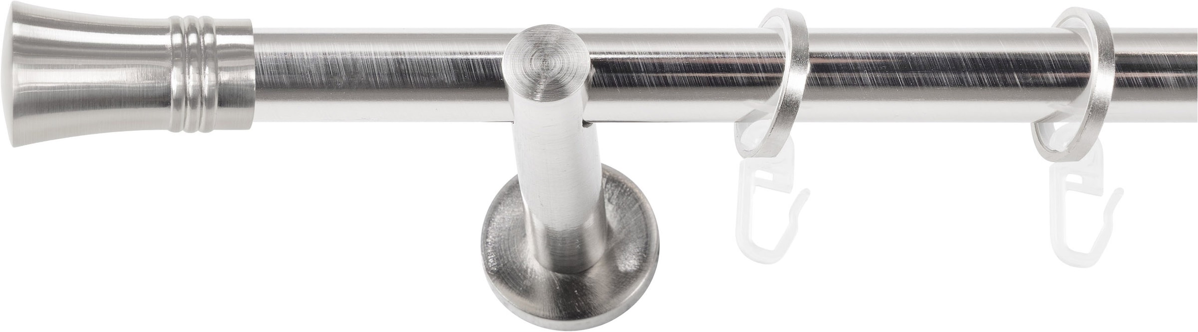 SN DECO GROUP Gardinenstange Ø 19 mm 1 läufig-läufig Fixmaß;kürzbar