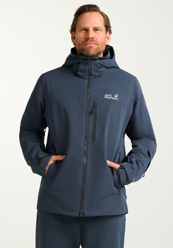 Jack Wolfskin Skijacke »FLOWLINE 3IN1 JKT M« mitKapuze