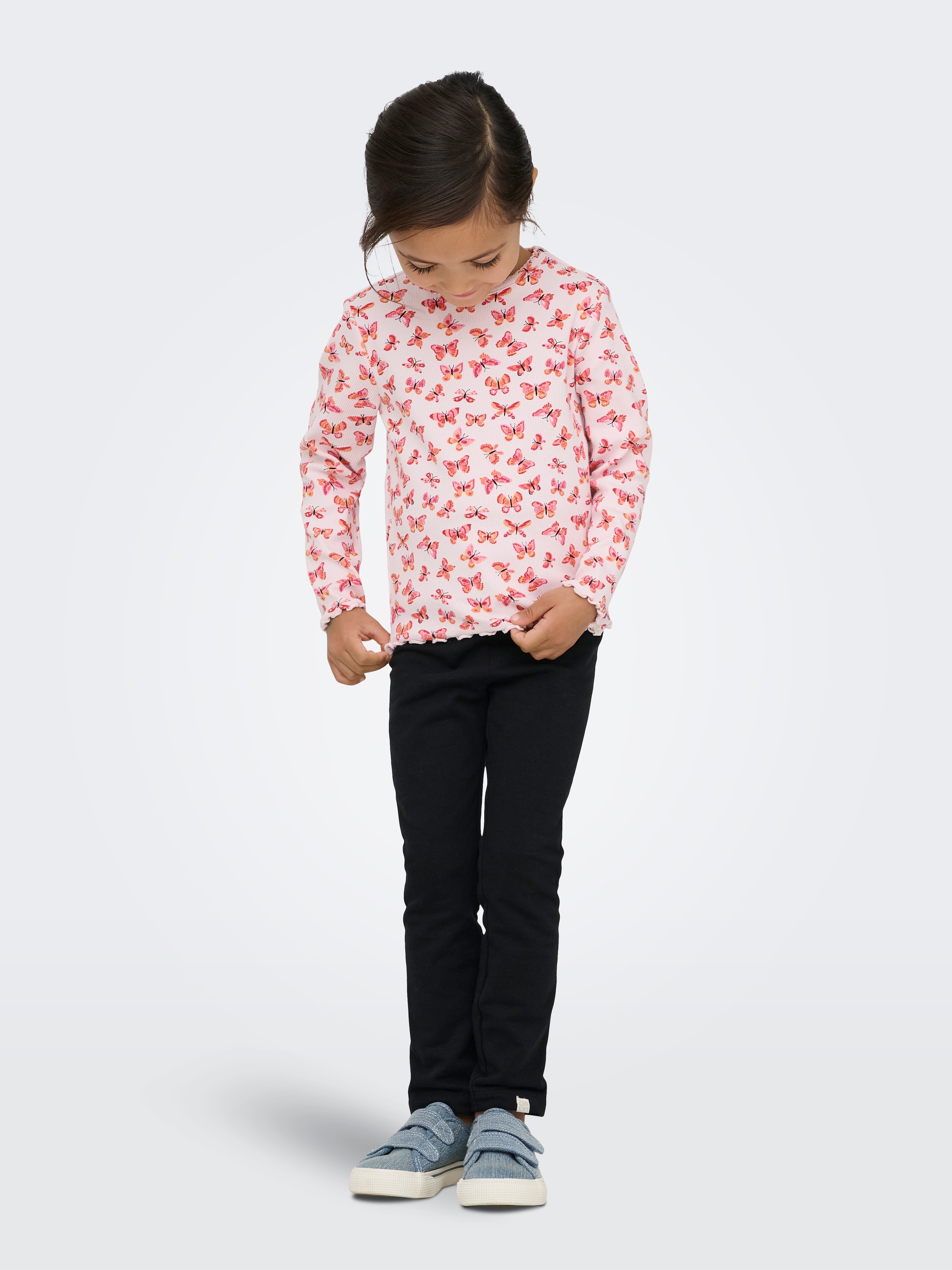 KIDS ONLY Leggings »KMGEMILI LIFE BRUSHED LEGGINGS SWT NOOS«  Baumwollmischung, slim fit
