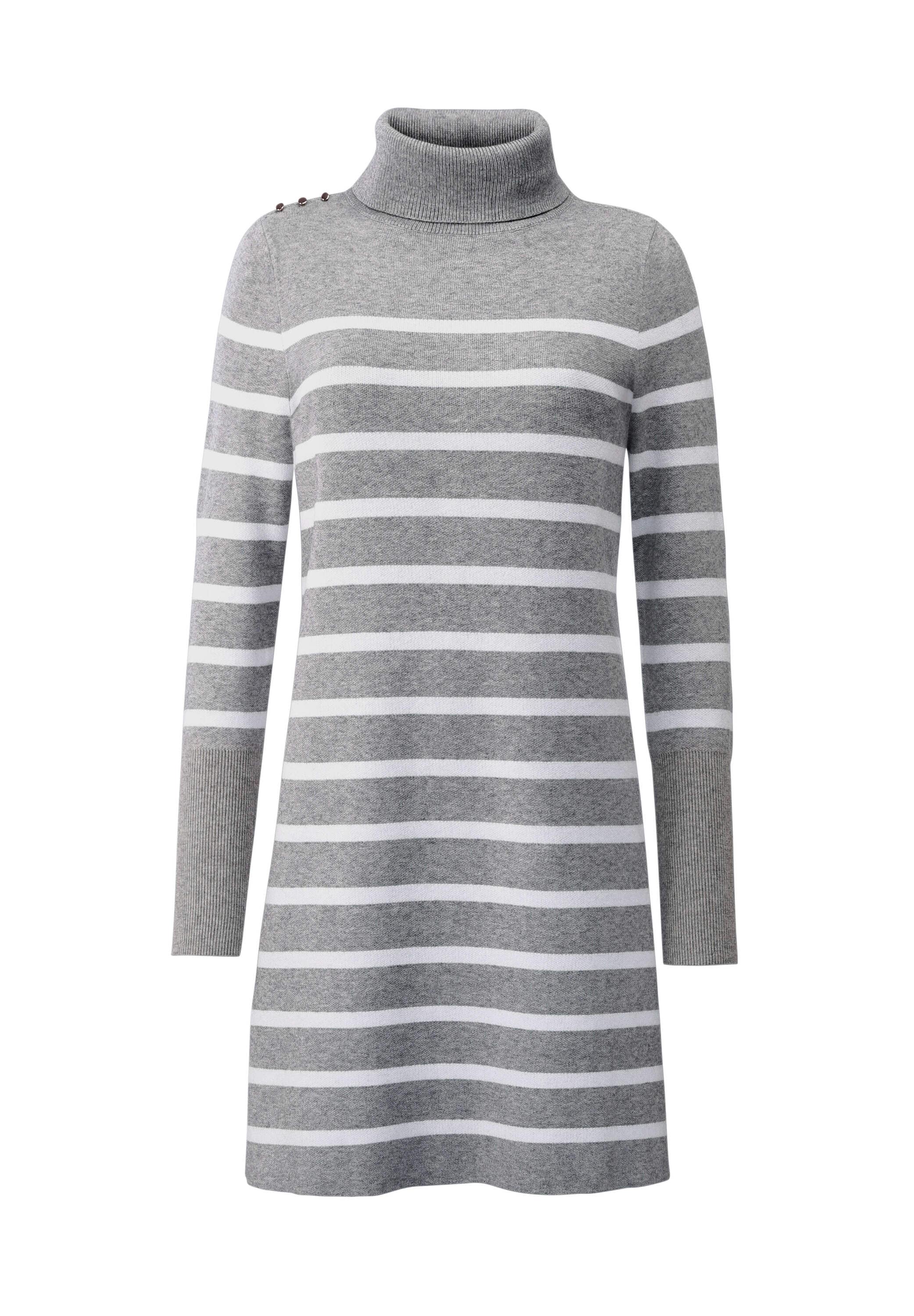 heine Strickkleid »Strickkleid Strickkleid mit Ringelmuster« Ohne Taschen