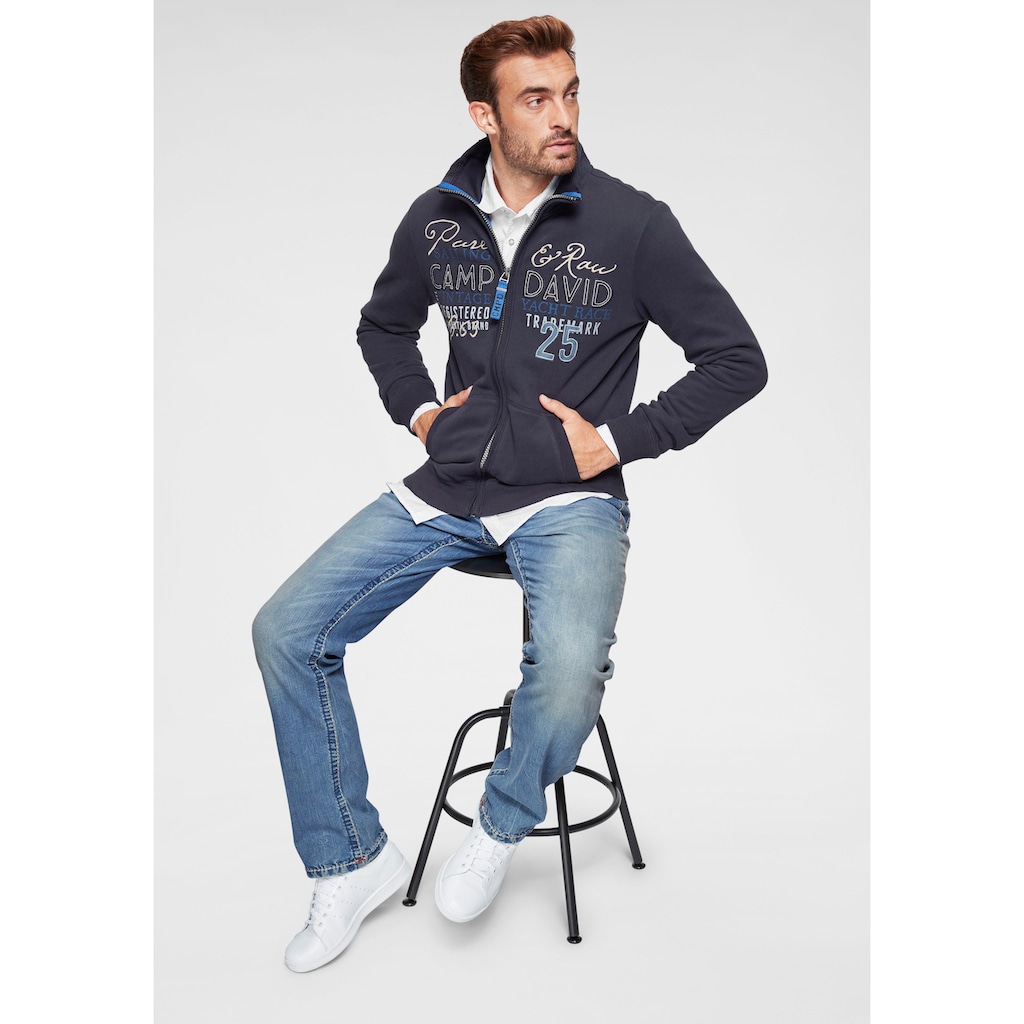 CAMP DAVID Loose-fit-Jeans, mit markanten Nähten und Stretch