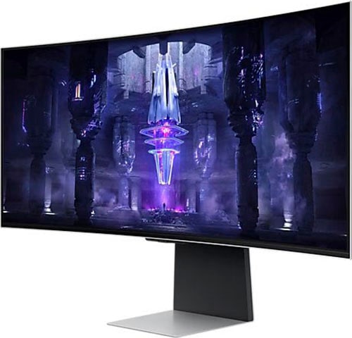 Samsung Curved-Gaming-OLED-Monitor »Odyssey OLED G8SB S34BG850SU«, 86 cm/34 Zoll, 3440 x 1440 px, 4K Ultra HD, 0,1 ms Reaktionszeit, 175 Hz, 0.03ms GTG