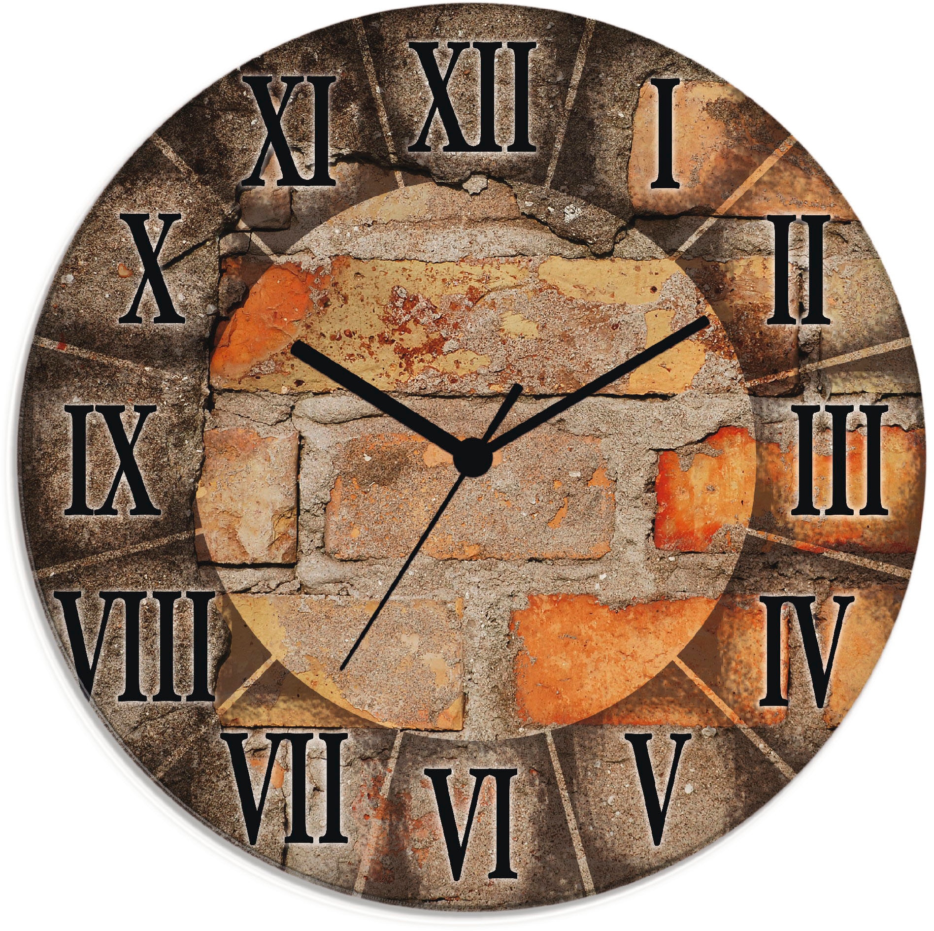 Artland Wanduhr »Antike Uhr«, wahlweise mit Quarz- oder Funkuhrwerk, lautlos ohne Tickgeräusche