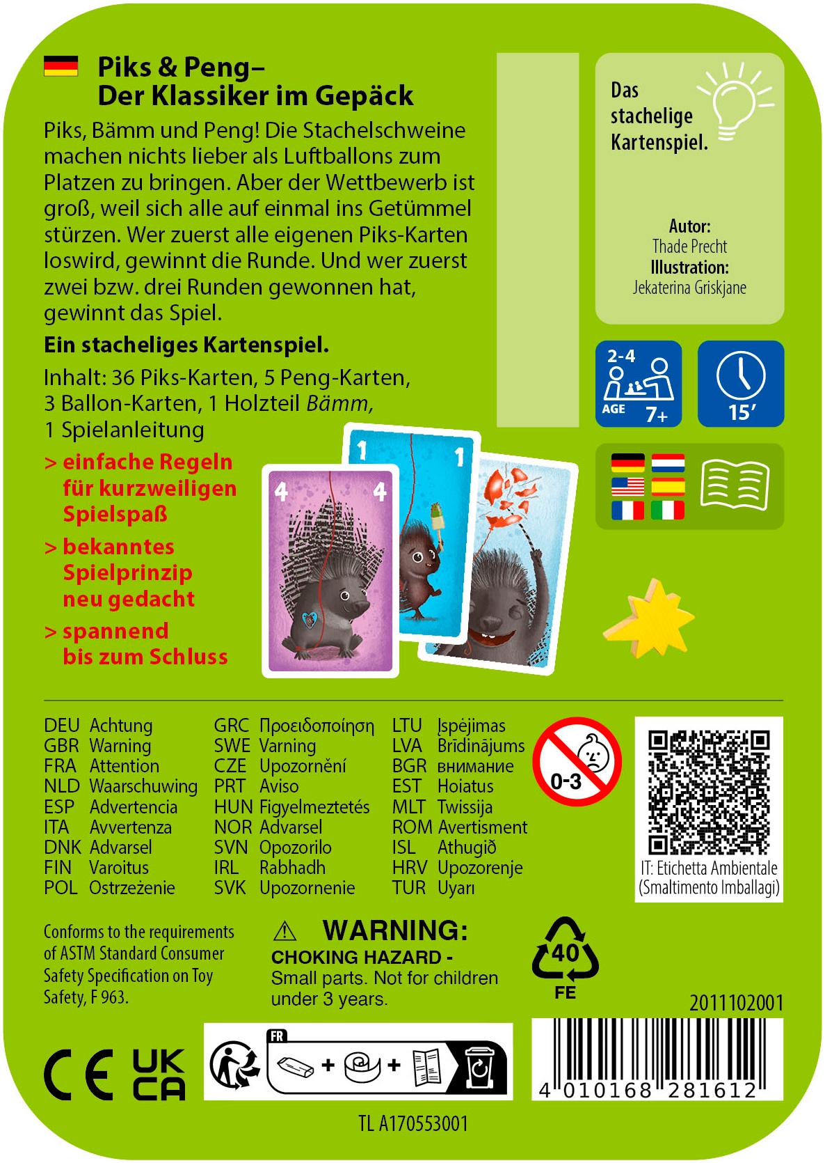 Haba Spiel »Piks & Peng«, Made in Germany