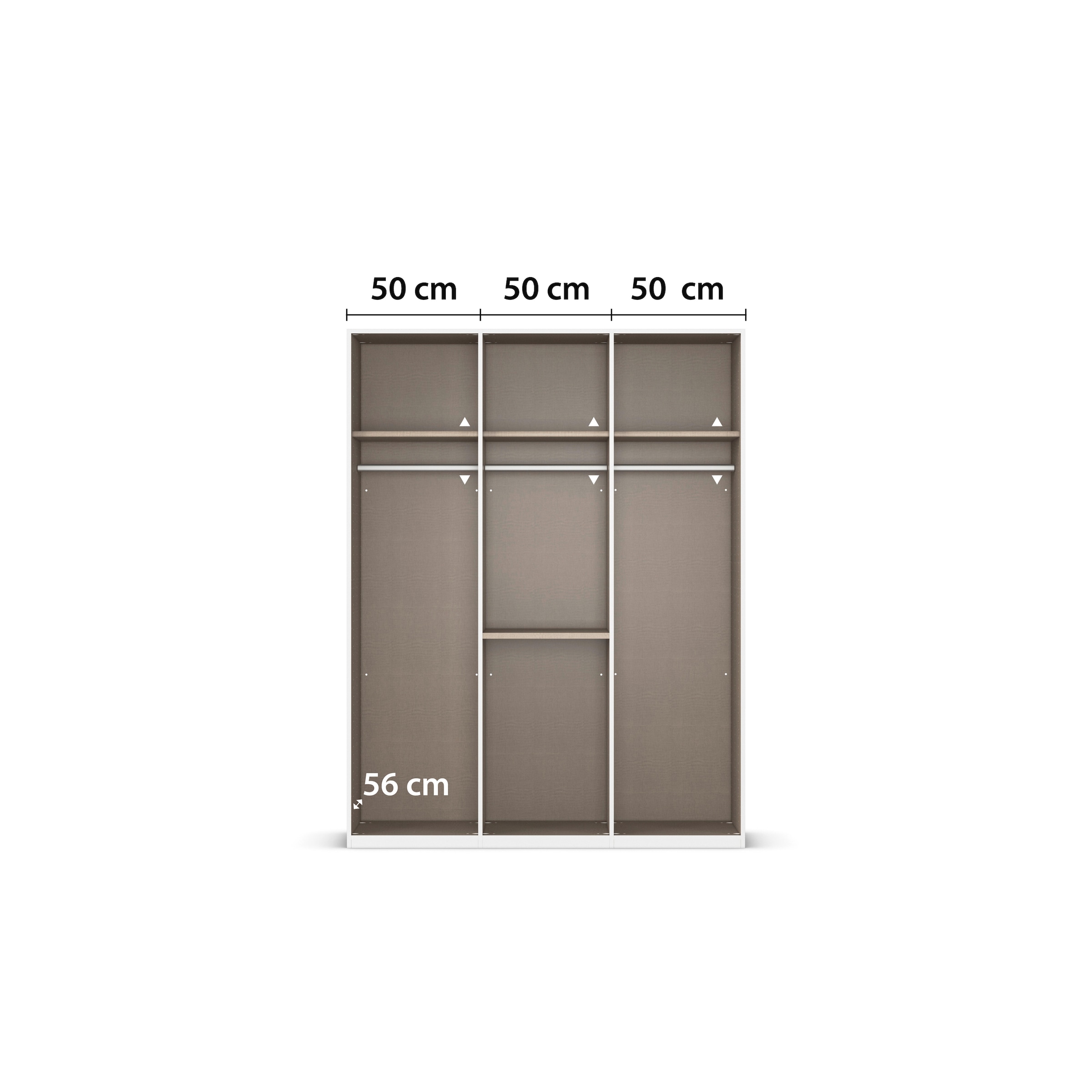 rauch Drehtürenschrank »Kleiderschrank Schrank Garderobe Schlafzimmerschrank EVELYN« in 2 Höhen 197 oder 210 cm erhältlich, inkl. SOFT-CLOSE-FUNKTION,  in elegantem Stil mit Schubladen 3 Breiten und 2 Höhen MADE IN GERMANY