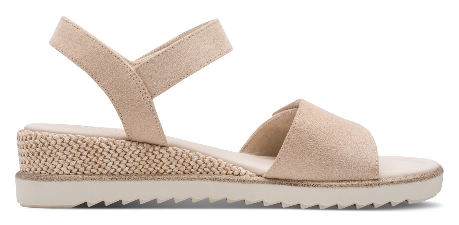 Tamaris Keilsandalette  , Riemchensandale, Sommerschuh in veganer Verarbeitung