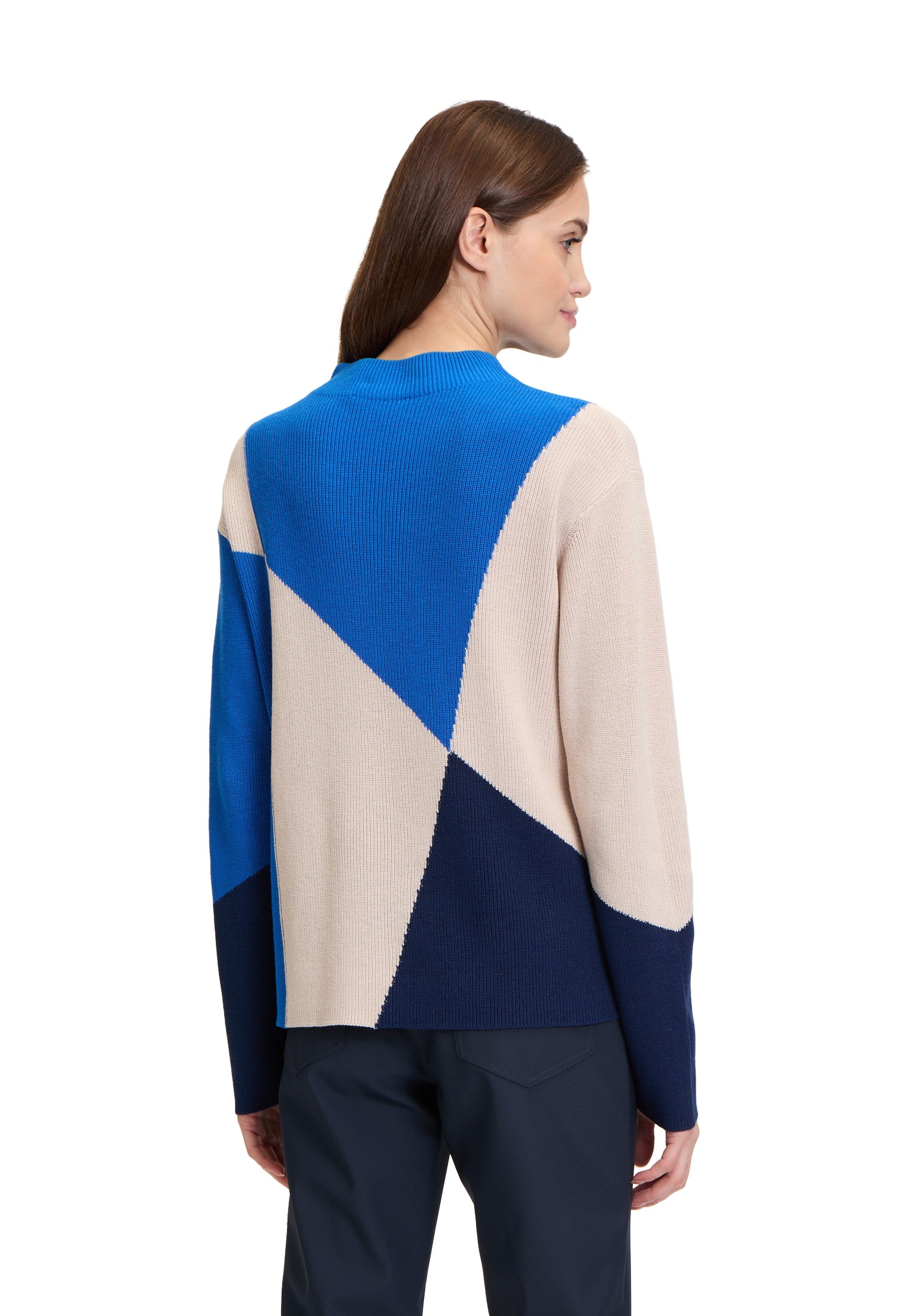 Betty Barclay Rundhalspullover »Feinstrickpullover mit Intarsie«