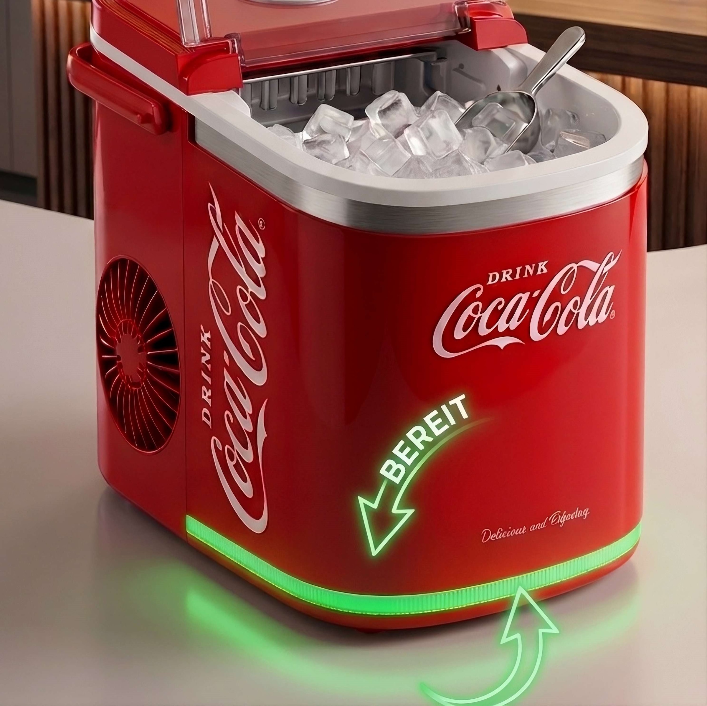 SALCO Elektrischer Eiswürfelbereiter »IM-1215« COCA-COLA ® ICE CUBE MAKER