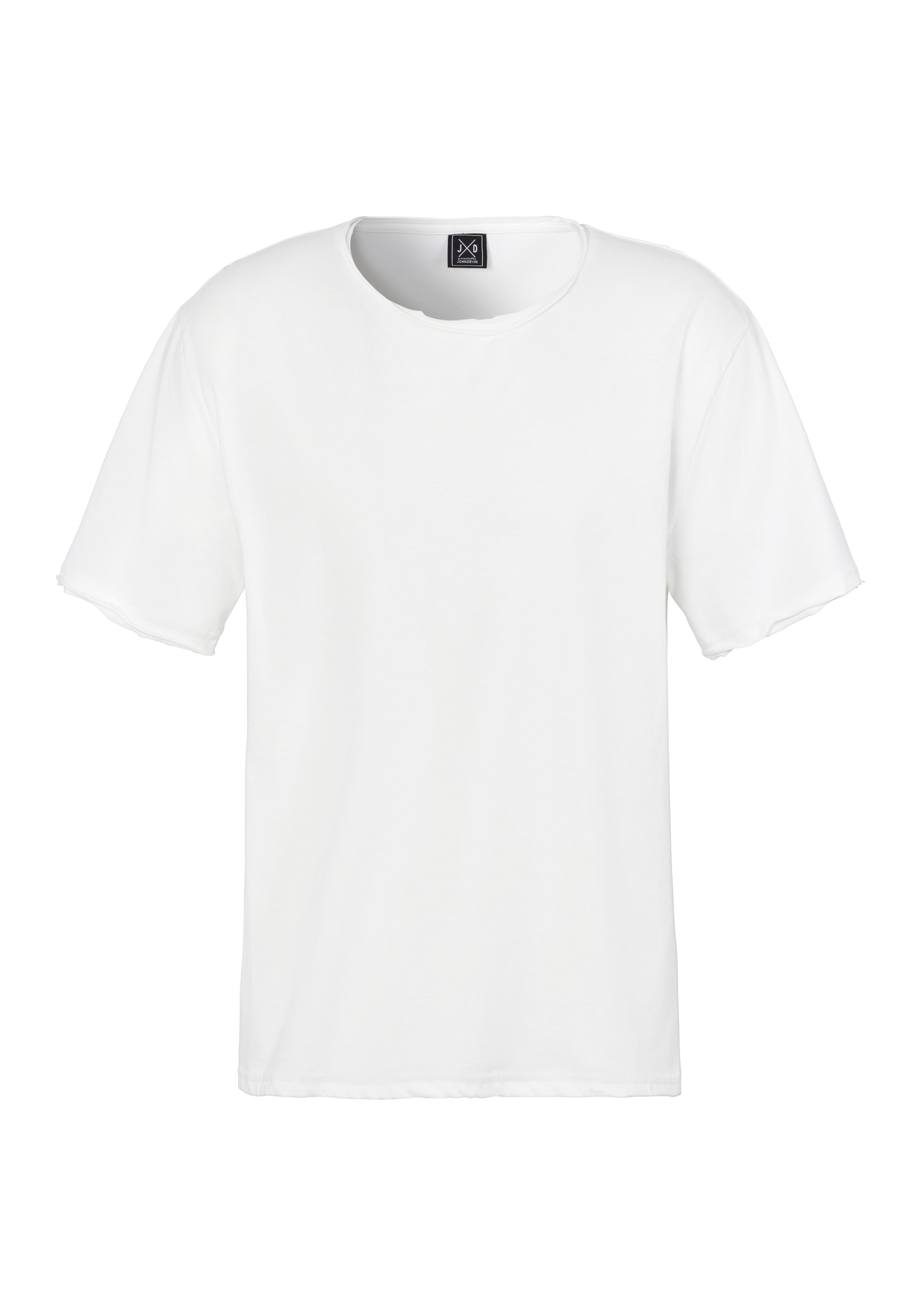John Devin T-Shirt, (Packung, 2), Relaxed Fit, Kurzarm, Freizeitshirt mit Rundhals aus reiner Baumwolle