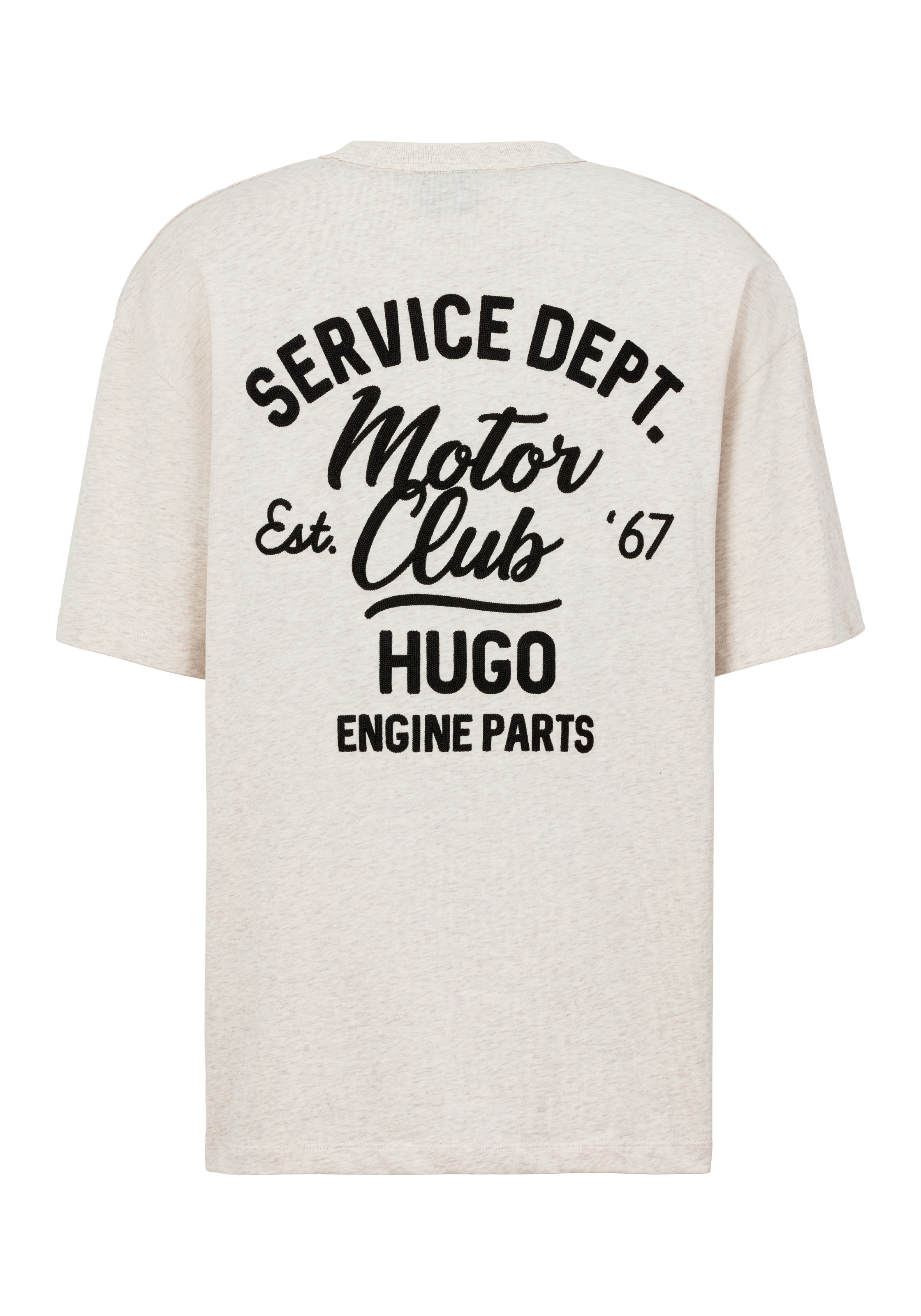 HUGO Blue T-Shirt »Nampie«, mit großem Aufdruck